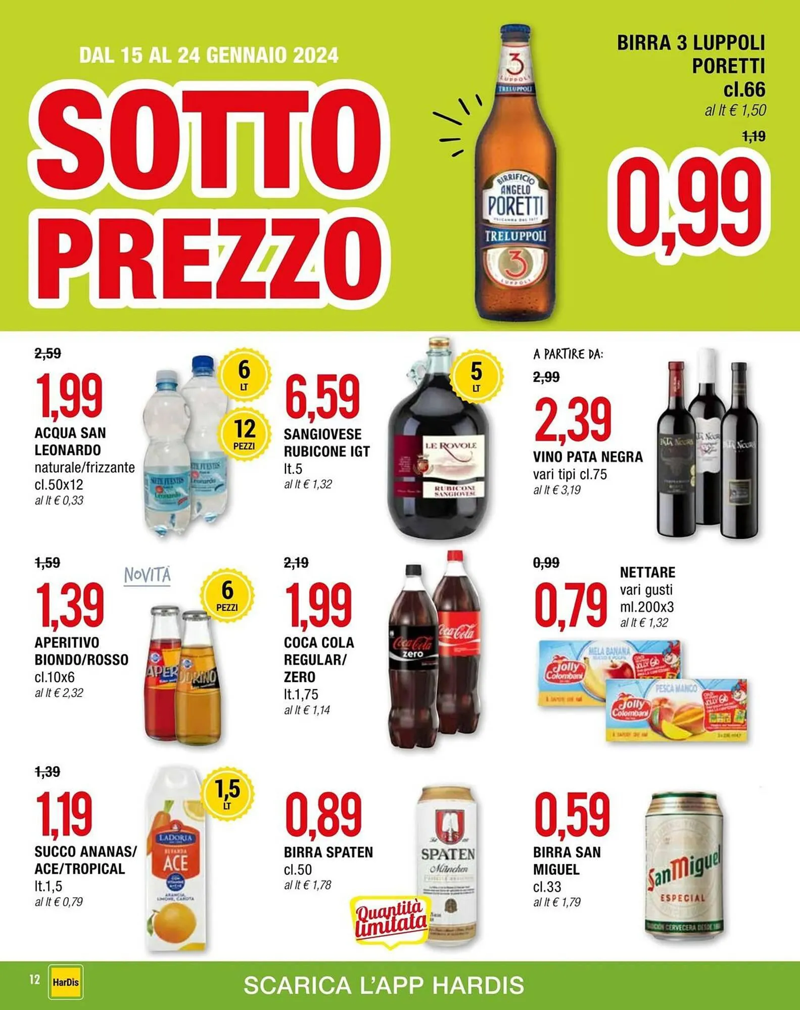 Volantino Hardis da 15 gennaio a 24 gennaio di 2024 - Pagina del volantino 28