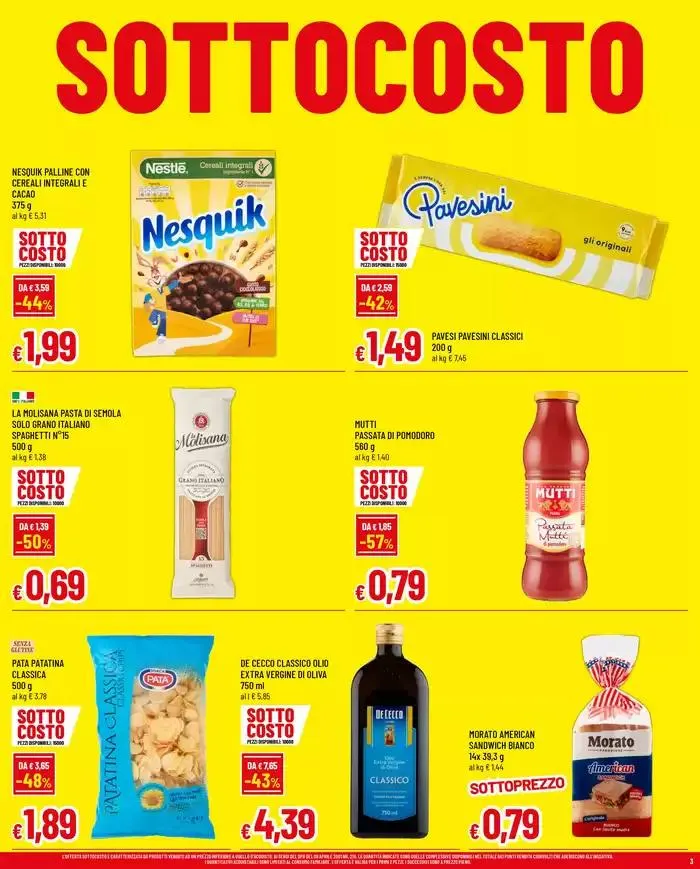 Sottocosto da 27 marzo a 5 aprile di 2025 - Pagina del volantino 3