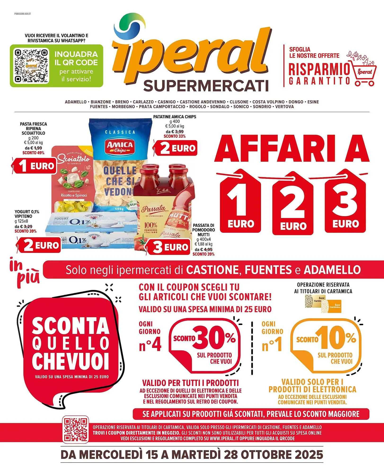 Volantino Iperal da 15 ottobre a 28 ottobre di 2025 - Pagina del volantino 1