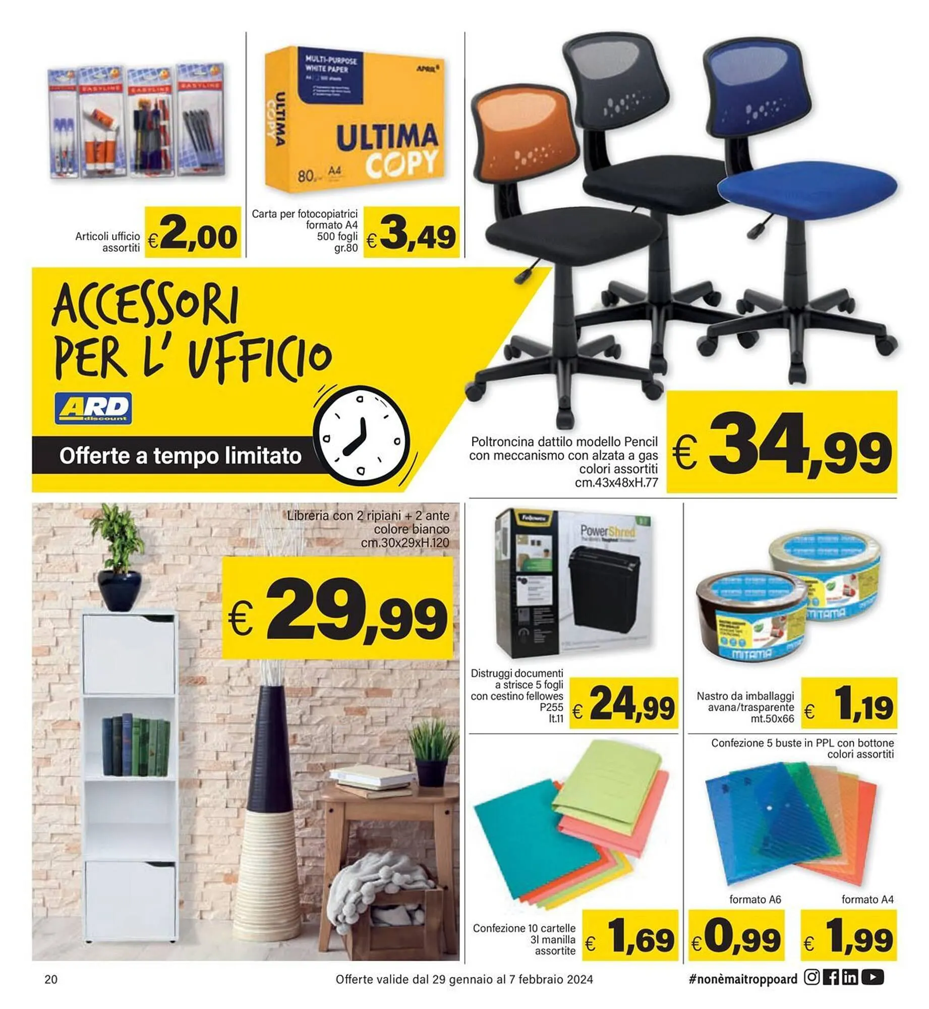 Volantino Ard Discount da 29 gennaio a 7 febbraio di 2024 - Pagina del volantino 20