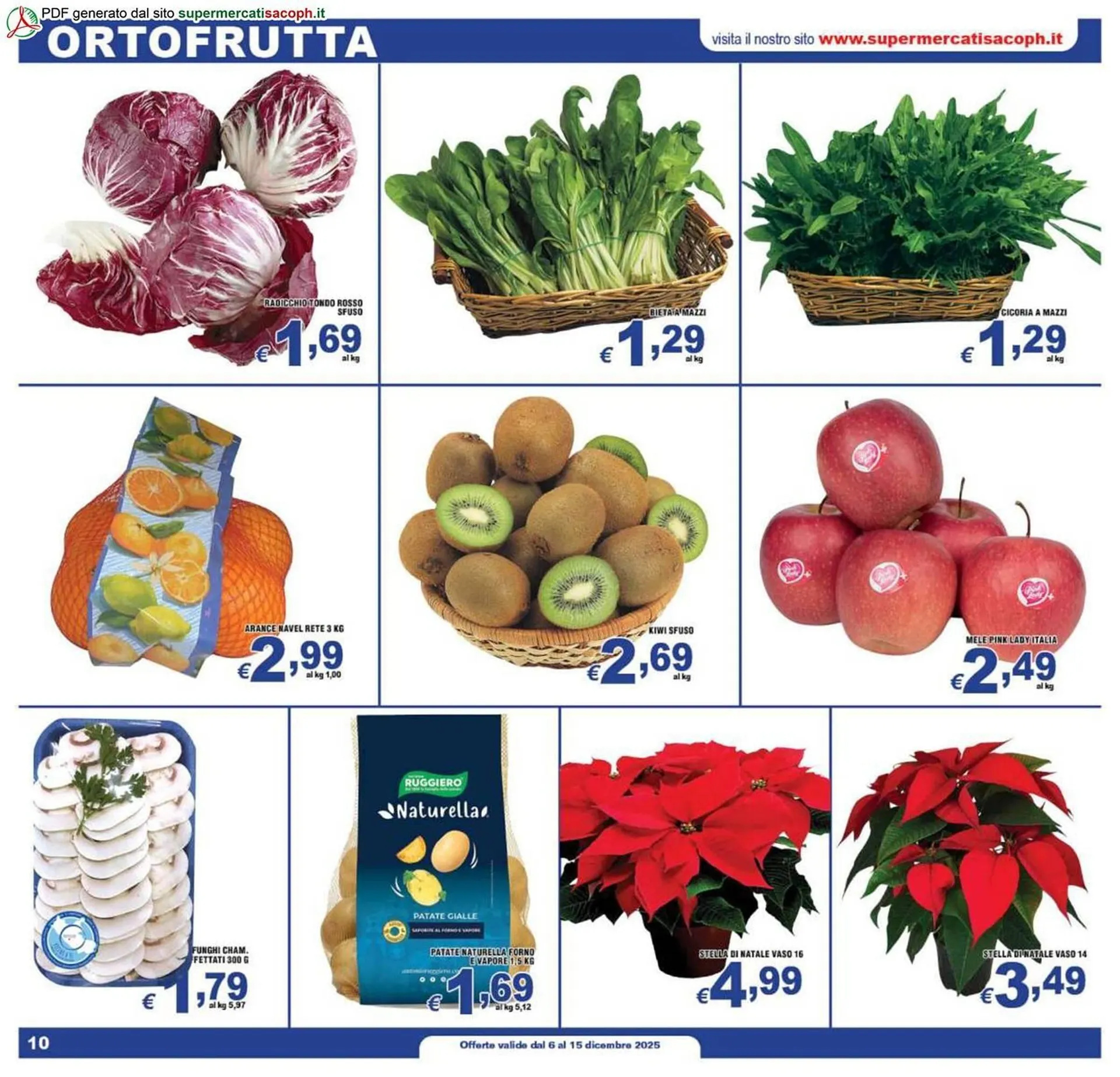Volantino Sacoph da 6 dicembre a 15 dicembre di 2025 - Pagina del volantino 10