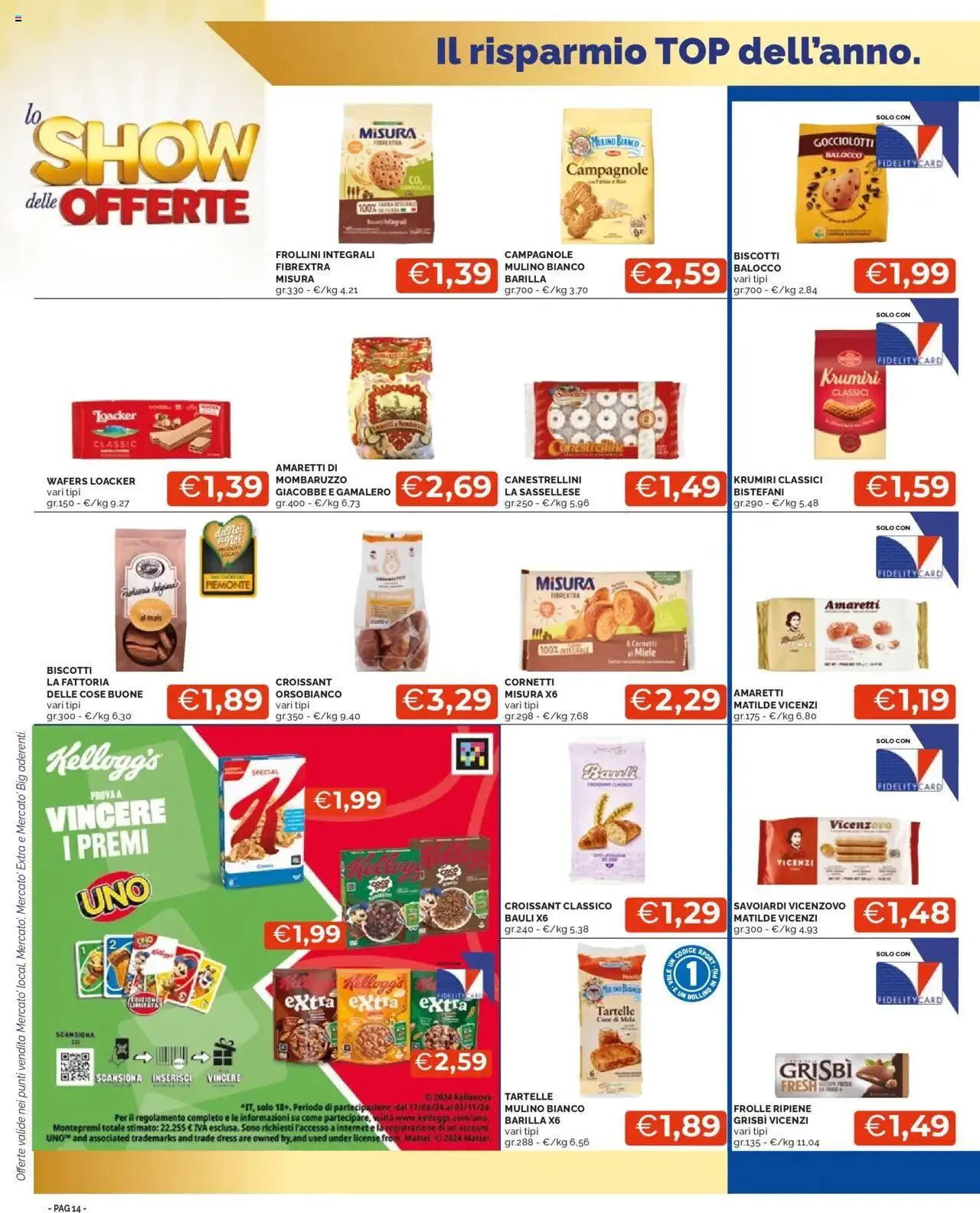 Volantino Mercatò da 5 settembre a 18 settembre di 2024 - Pagina del volantino 14