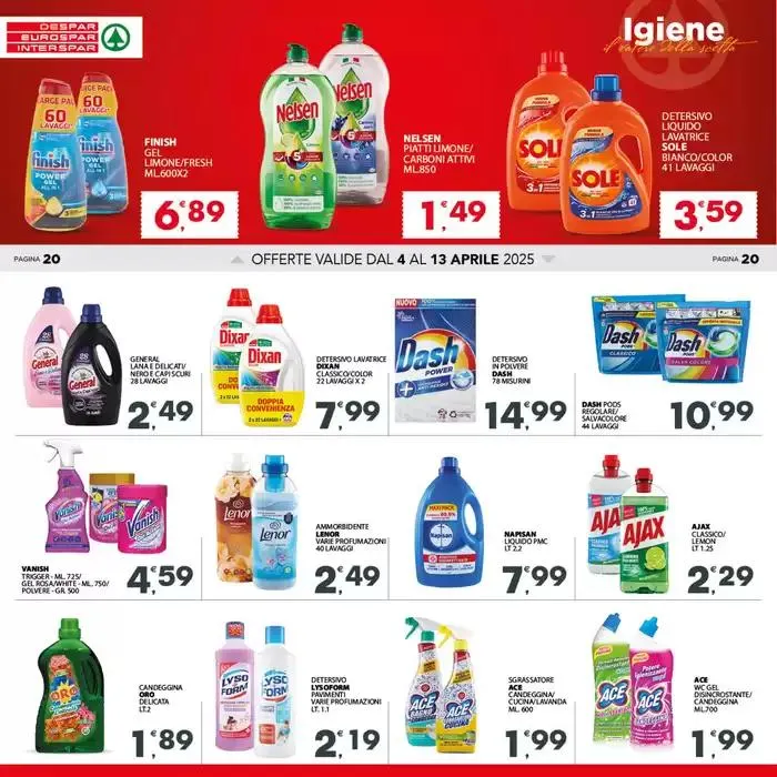 Conveneinza unica da 4 aprile a 13 aprile di 2025 - Pagina del volantino 20