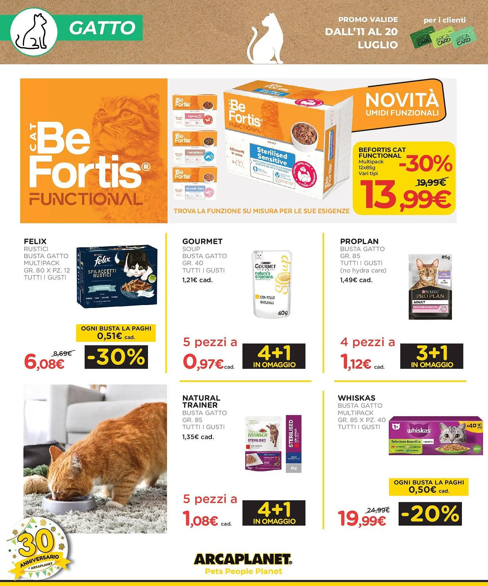 Volantino Arcaplanet da 13 luglio a 20 luglio di 2025 - Pagina del volantino 18