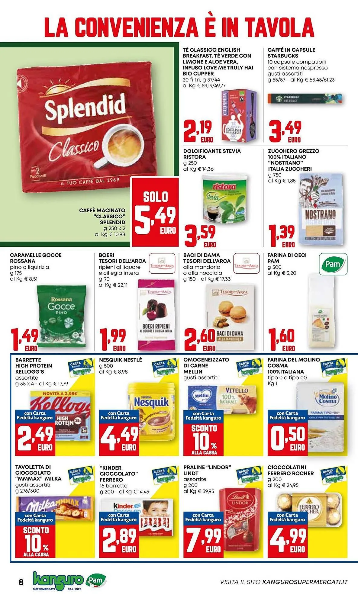 Volantino Kanguro da 6 novembre a 3 dicembre di 2025 - Pagina del volantino 8