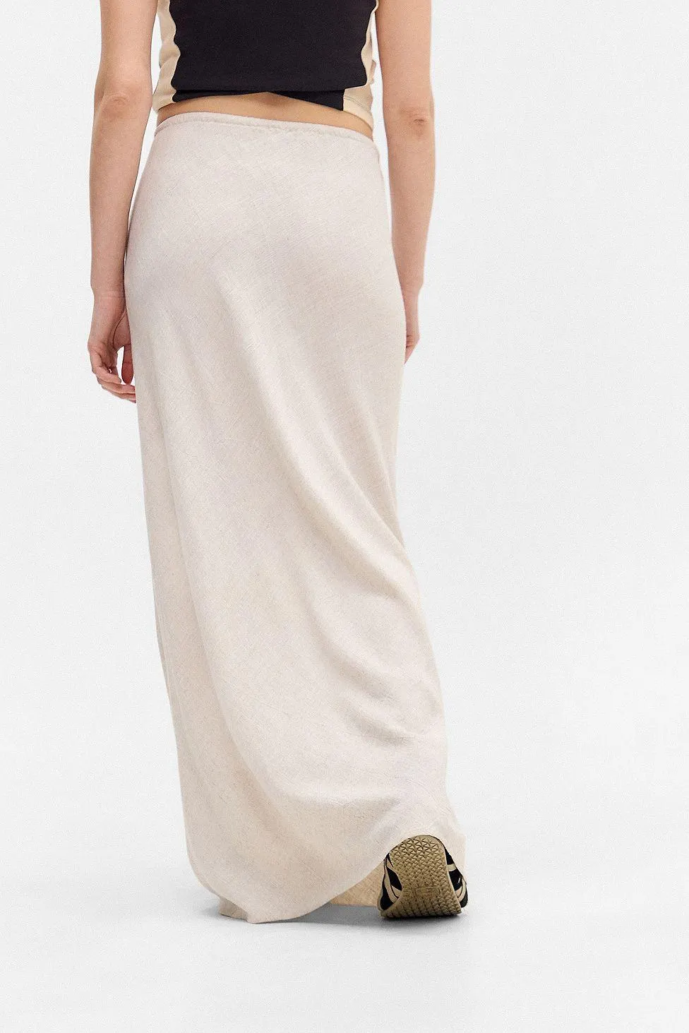 UO Lex Linen Maxi Skirt