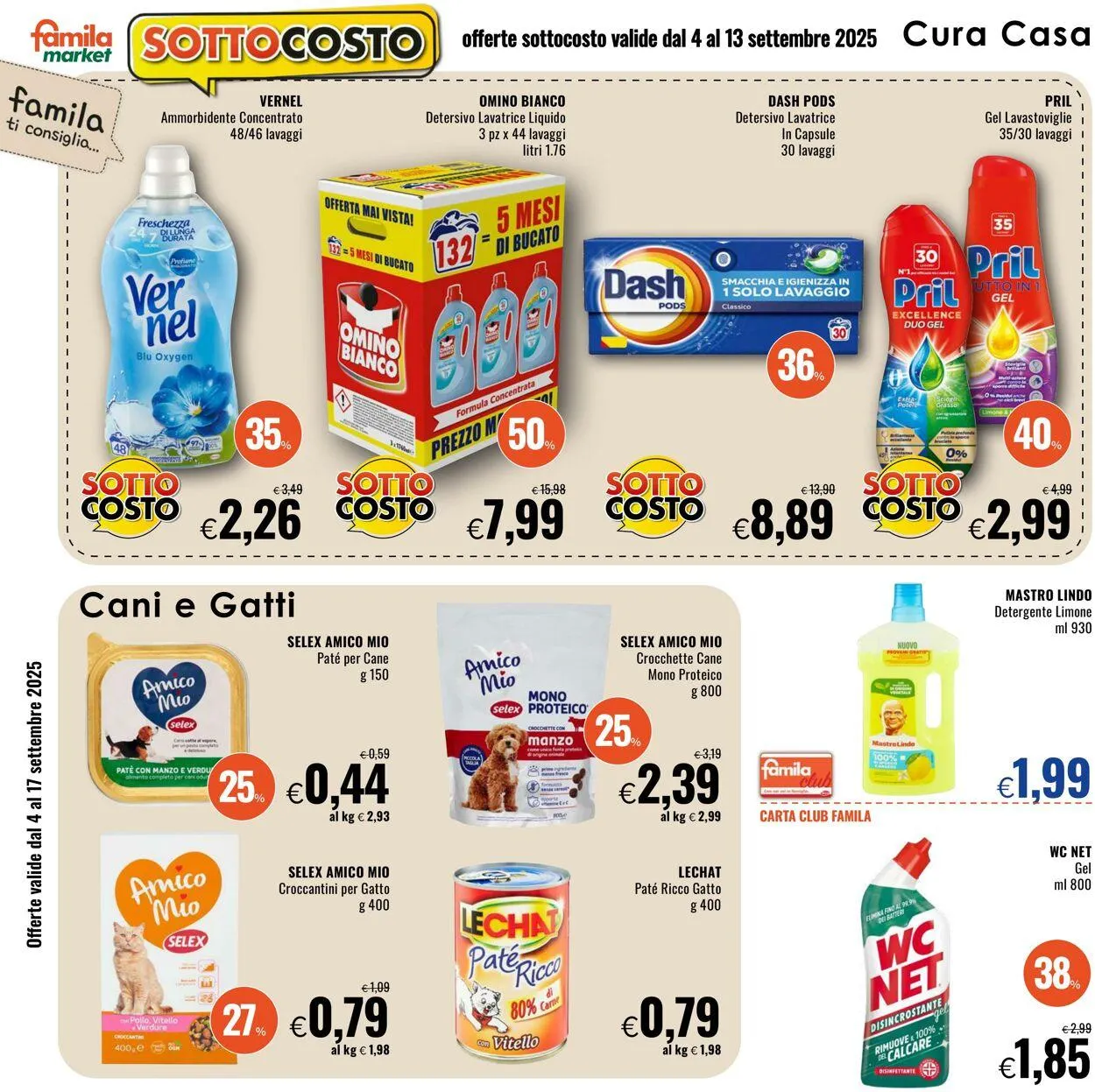 Famila Volantino attuale da 4 settembre a 17 settembre di 2025 - Pagina del volantino 10