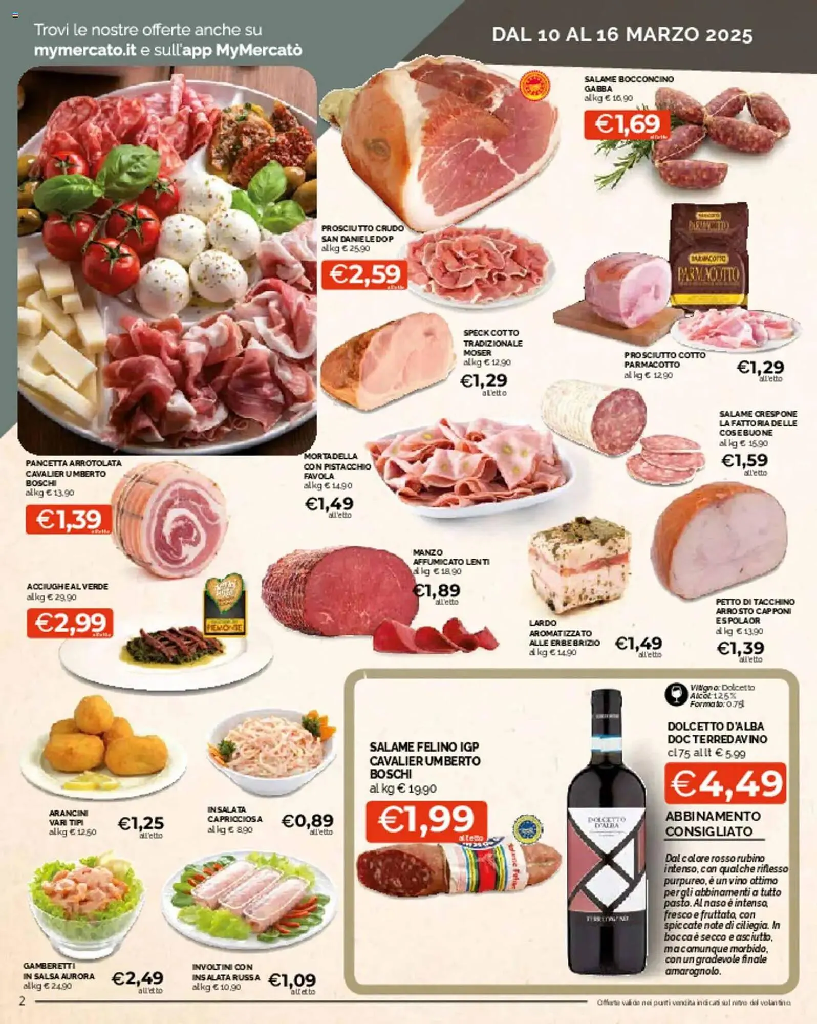 Volantino Mercatò Big da 10 marzo a 16 marzo di 2025 - Pagina del volantino 2