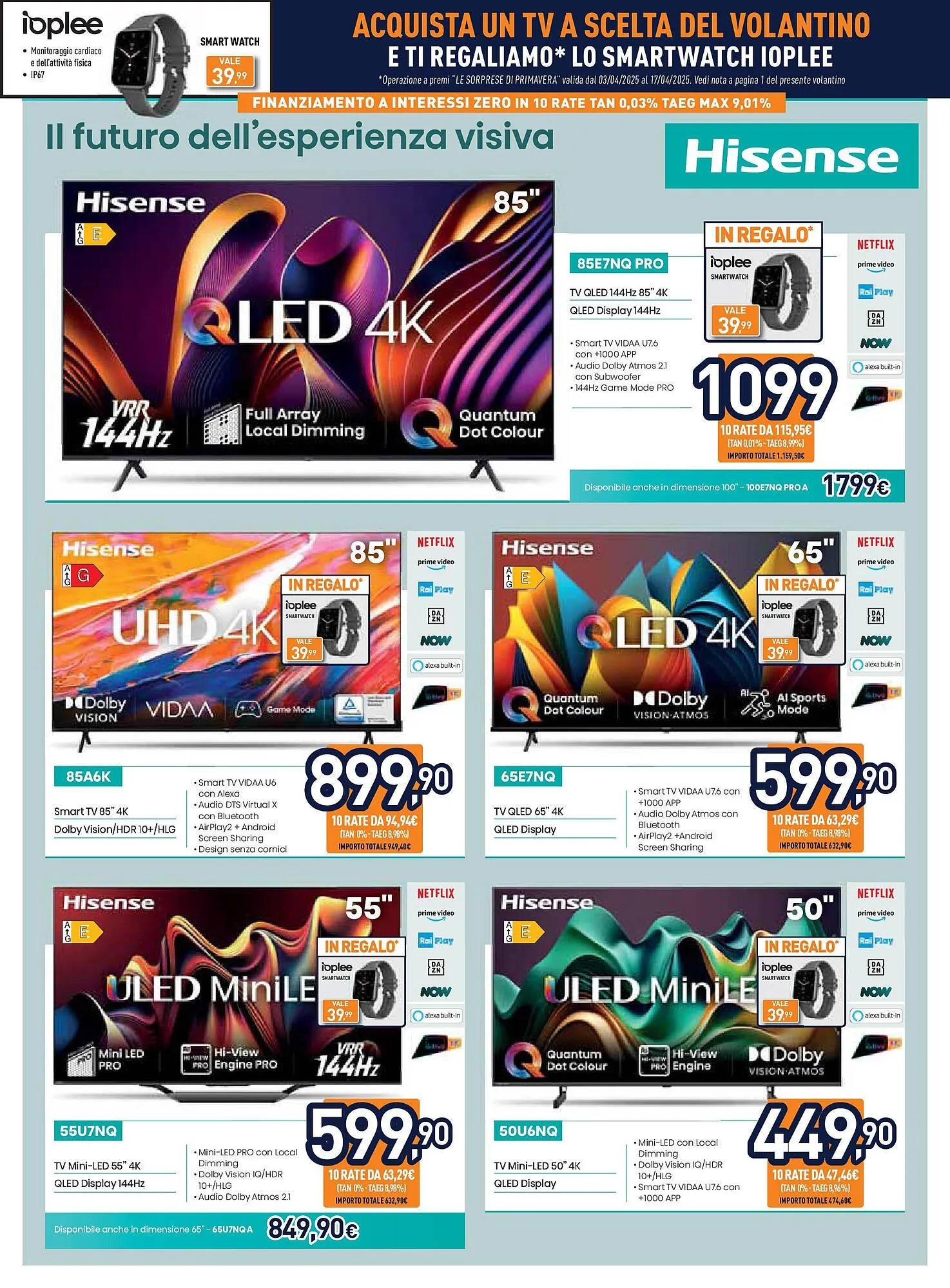 Volantino Unieuro da 2 aprile a 17 aprile di 2025 - Pagina del volantino 6