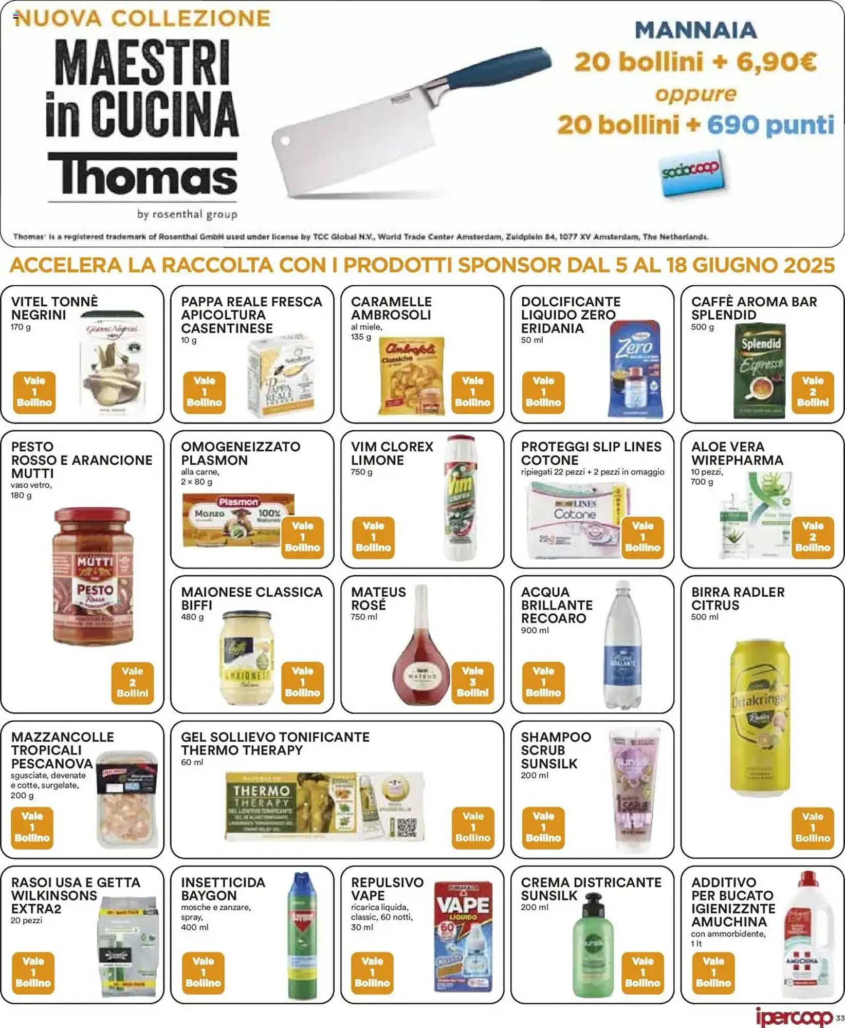 Volantino Ipercoop da 5 giugno a 18 giugno di 2025 - Pagina del volantino 33