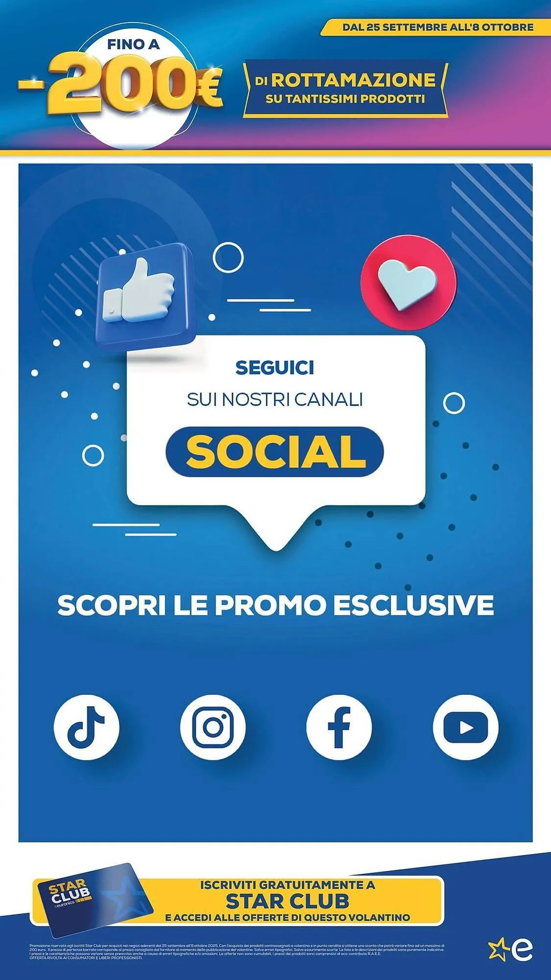 Volantino Euronics da 26 settembre a 8 ottobre di 2025 - Pagina del volantino 43
