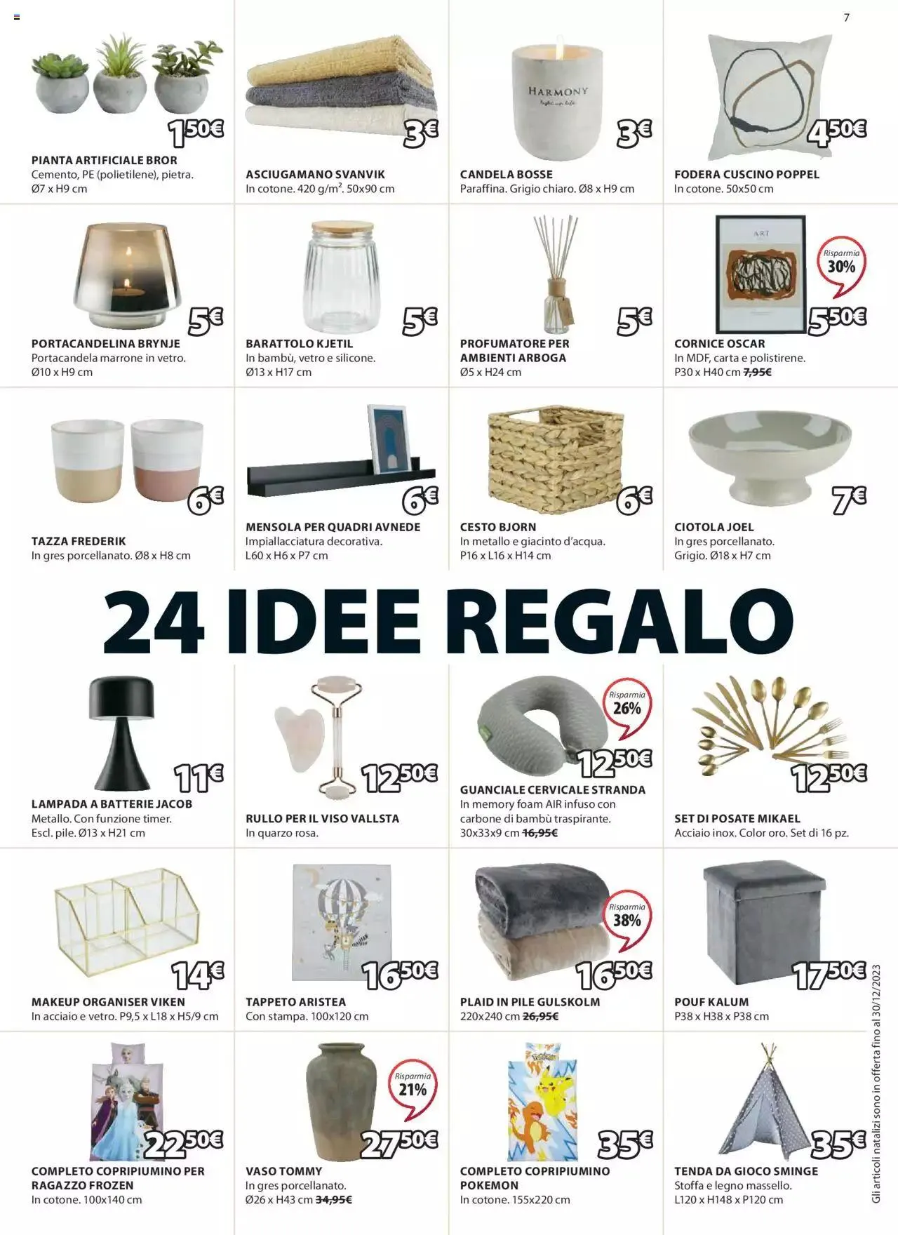 JYSK - Offerte da 7 dicembre a 4 gennaio di 2024 - Pagina del volantino 8