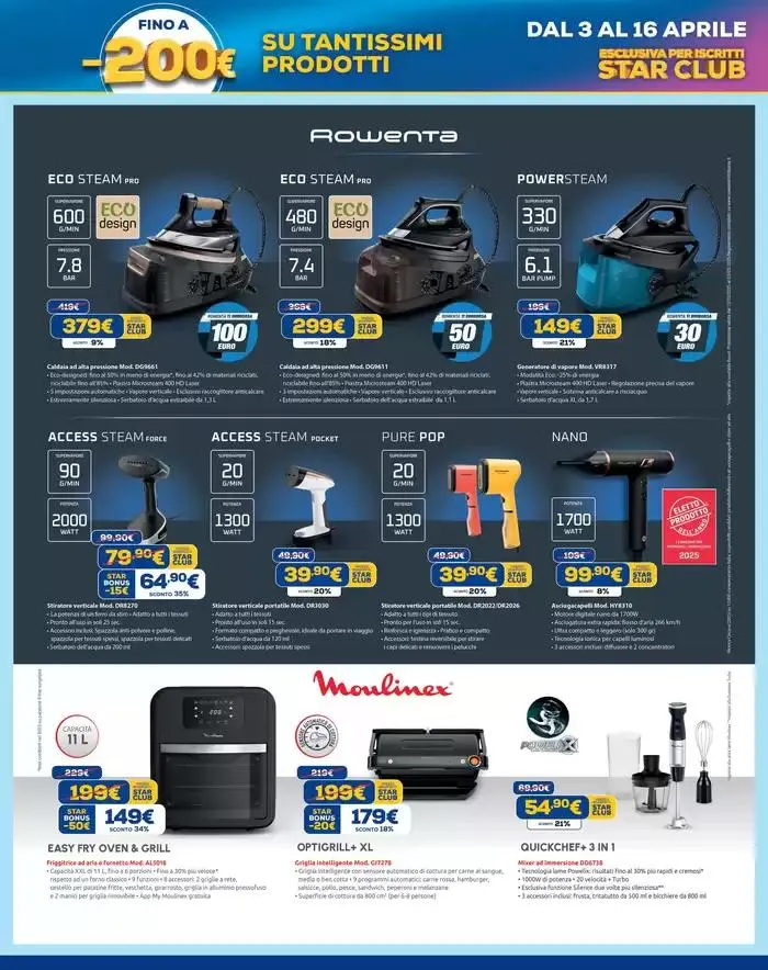 Star bonus -200€ da 3 aprile a 16 aprile di 2025 - Pagina del volantino 11