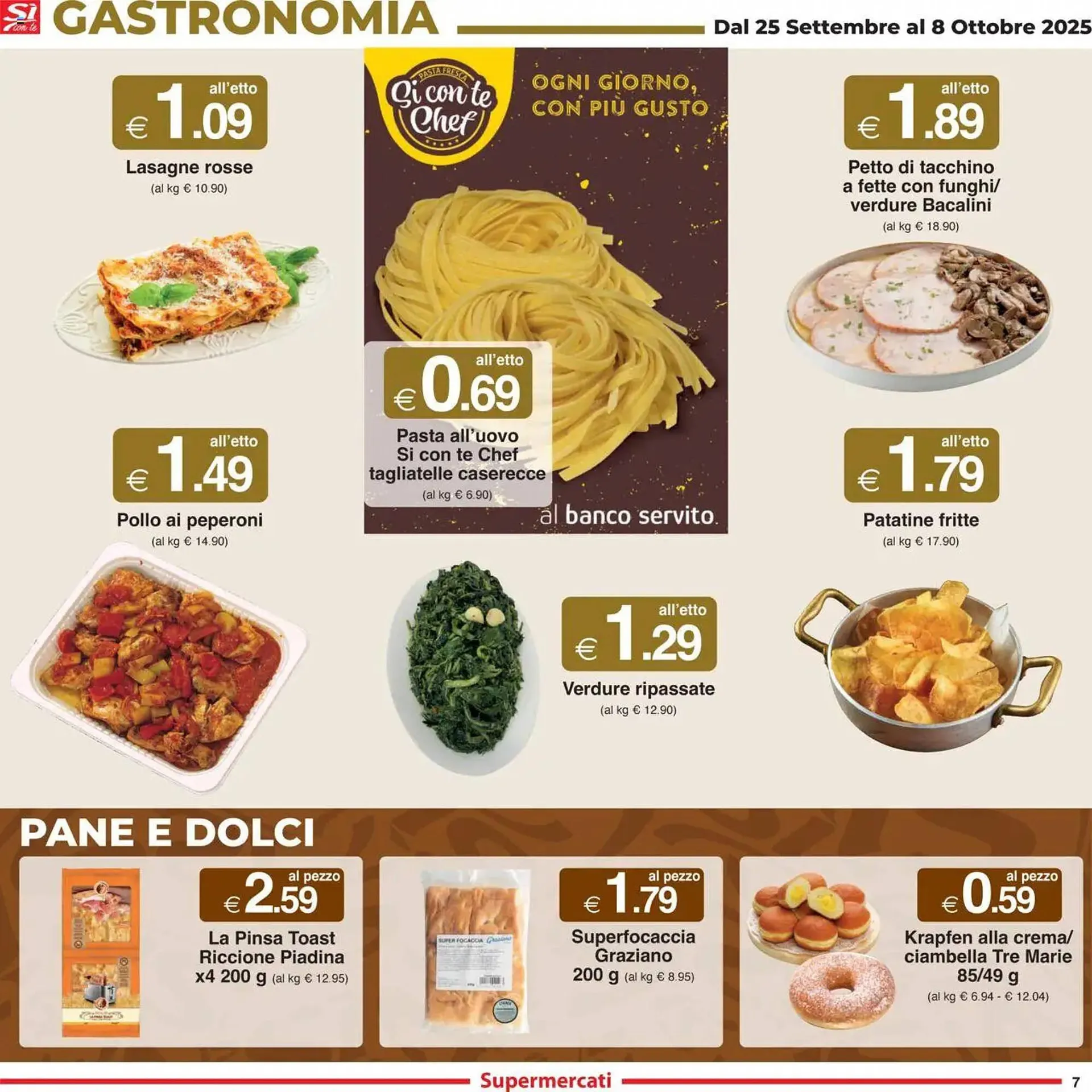 Volantino Sì con te da 25 settembre a 8 ottobre di 2025 - Pagina del volantino 7