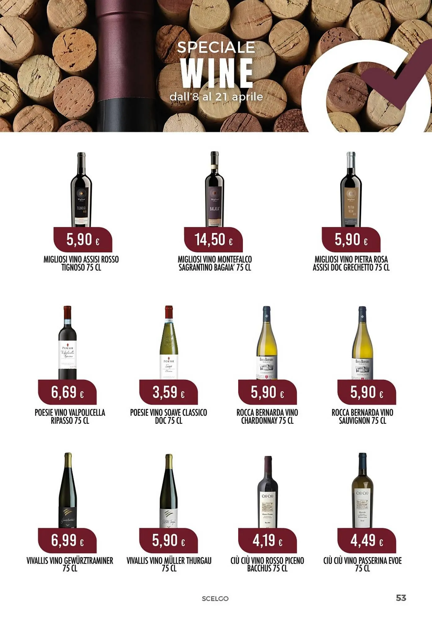Volantino Scelgo da 8 aprile a 21 aprile di 2024 - Pagina del volantino 53