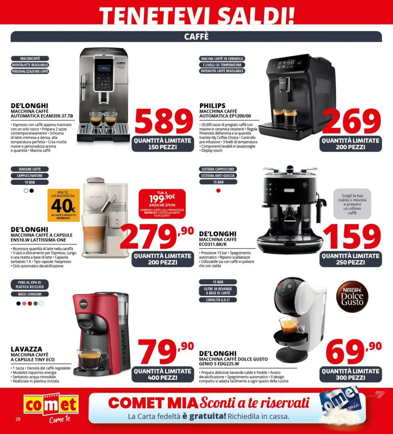 Comet Volantino attuale da 4 gennaio a 17 gennaio di 2024 - Pagina del volantino 28