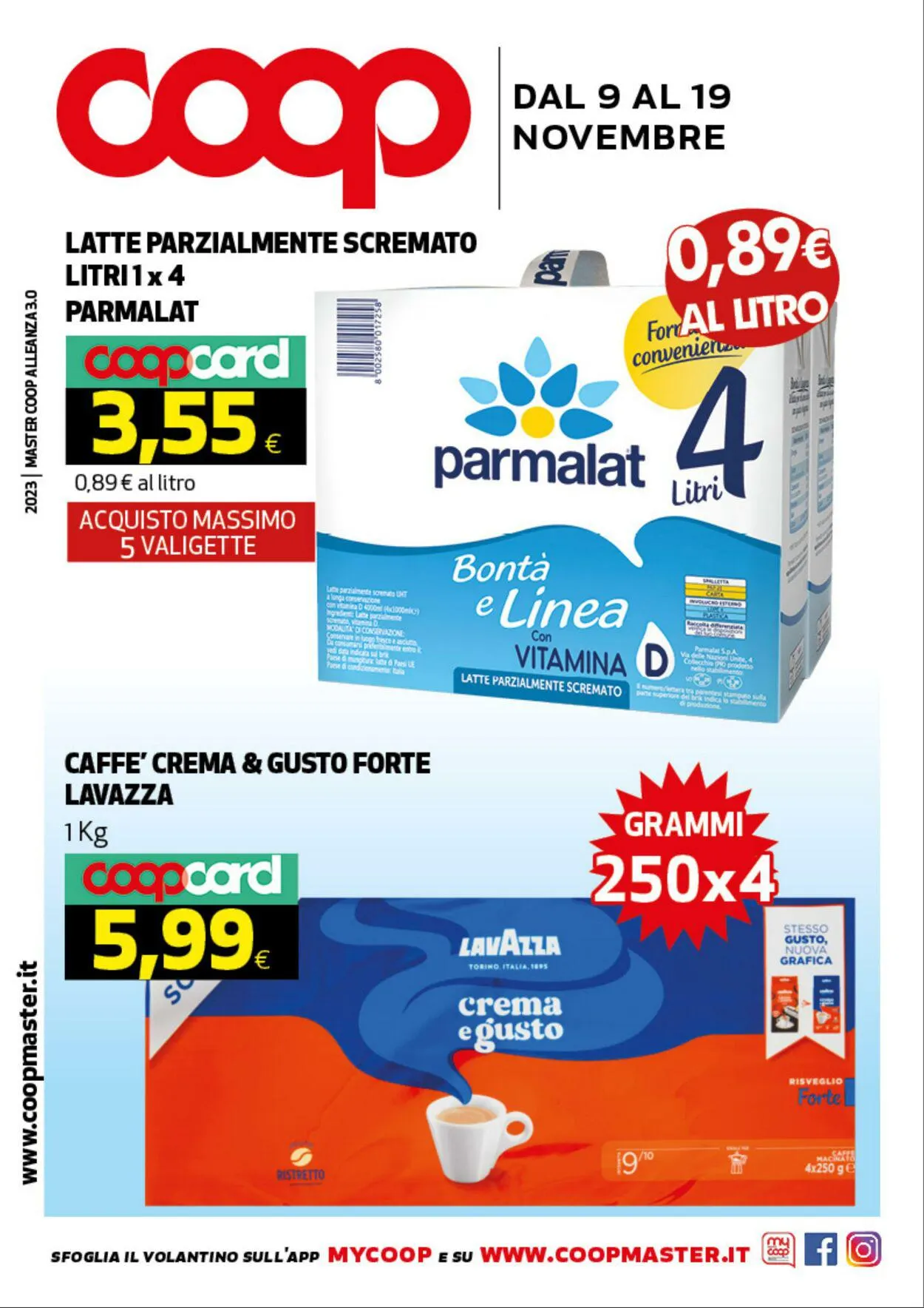 Coop Volantino attuale da 9 novembre a 19 novembre di 2023 - Pagina del volantino 1