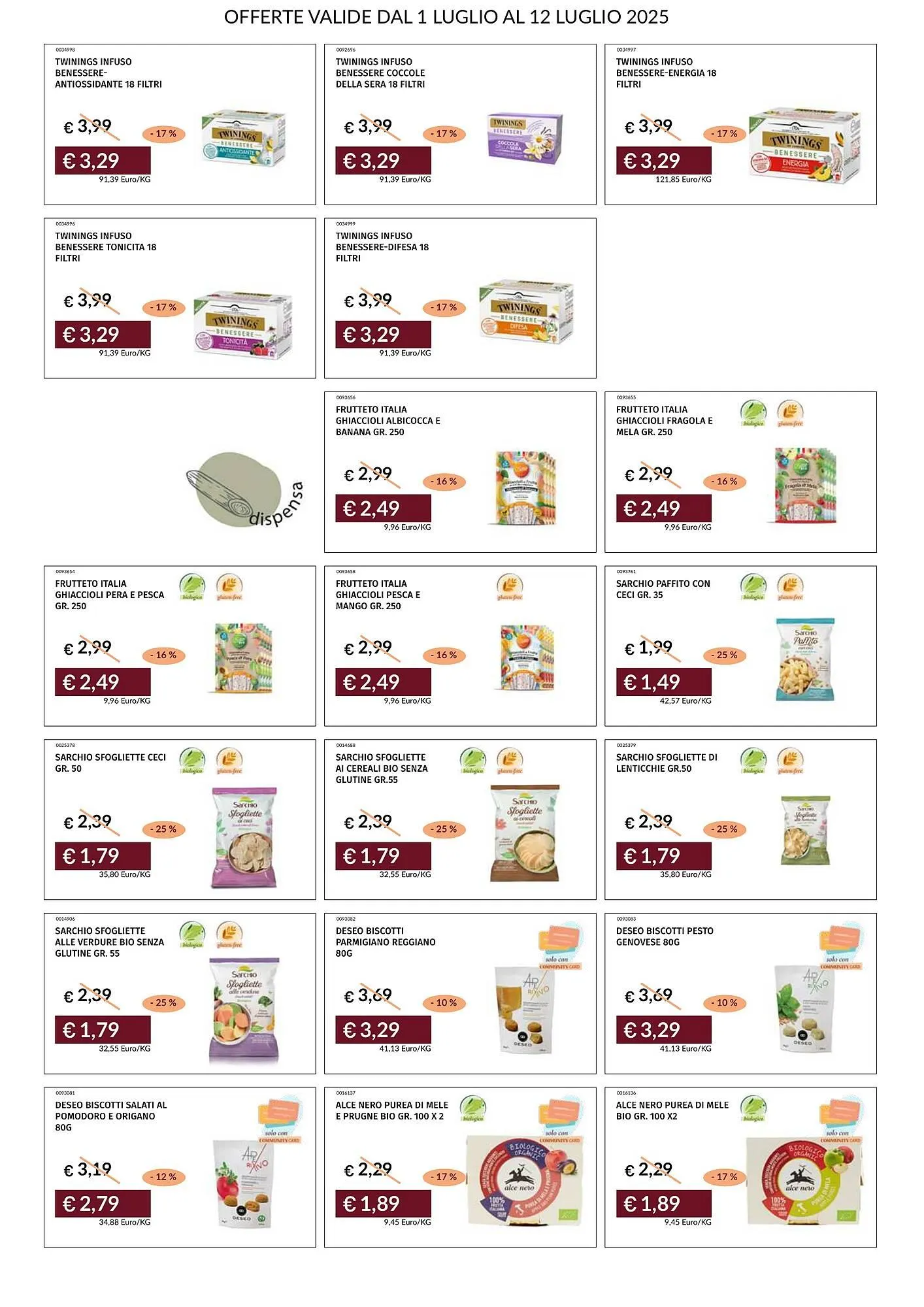 Volantino Prezzemolo e Vitale da 1 luglio a 12 luglio di 2025 - Pagina del volantino 18