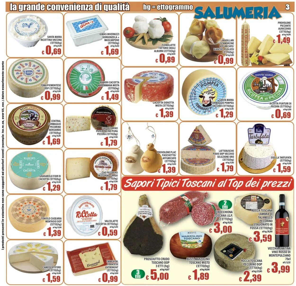 Top Supermercati Volantino attuale da 17 luglio a 31 luglio di 2025 - Pagina del volantino 3