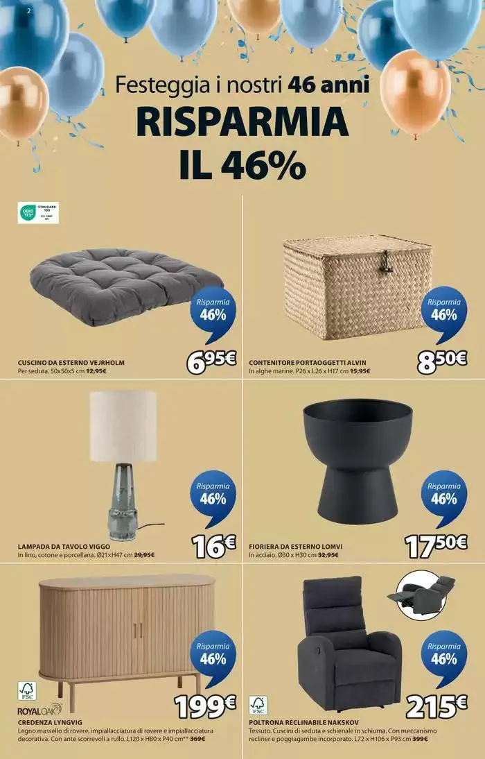 Festeggiamo i nostri 46 anni! da 20 marzo a 30 aprile di 2025 - Pagina del volantino 2