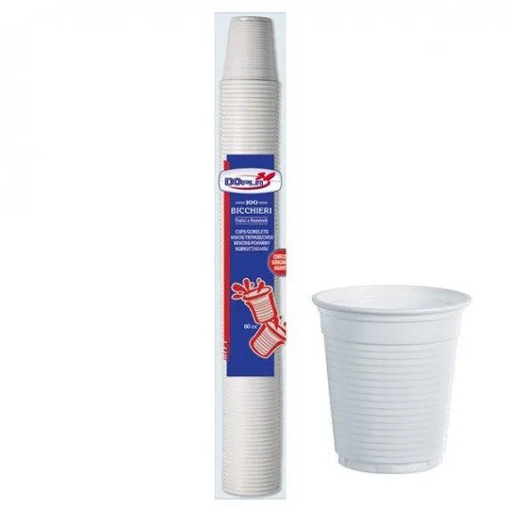 Dopla - Glasses 80ml 100pcs White Coffee M Do