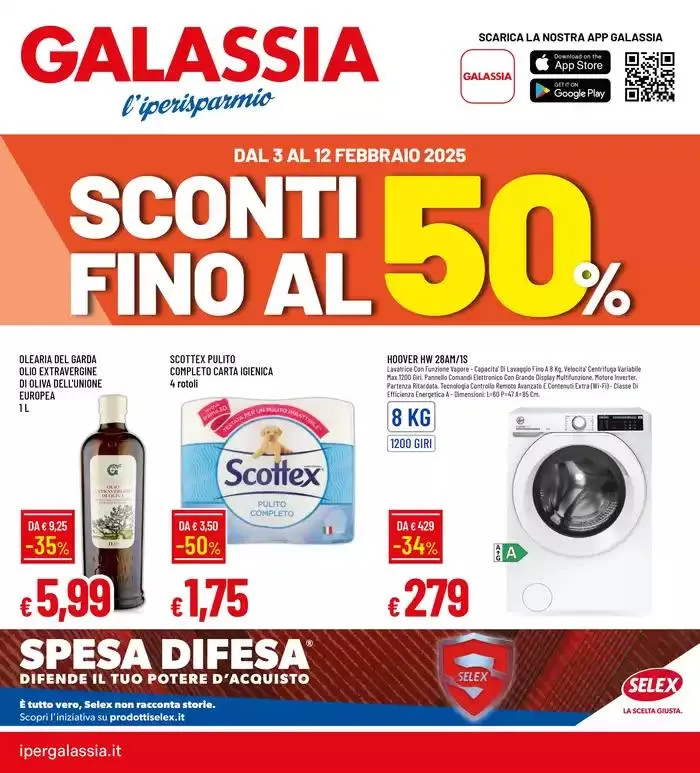 SCONTI FINO AL 50% da 3 febbraio a 12 febbraio di 2025 - Pagina del volantino 1