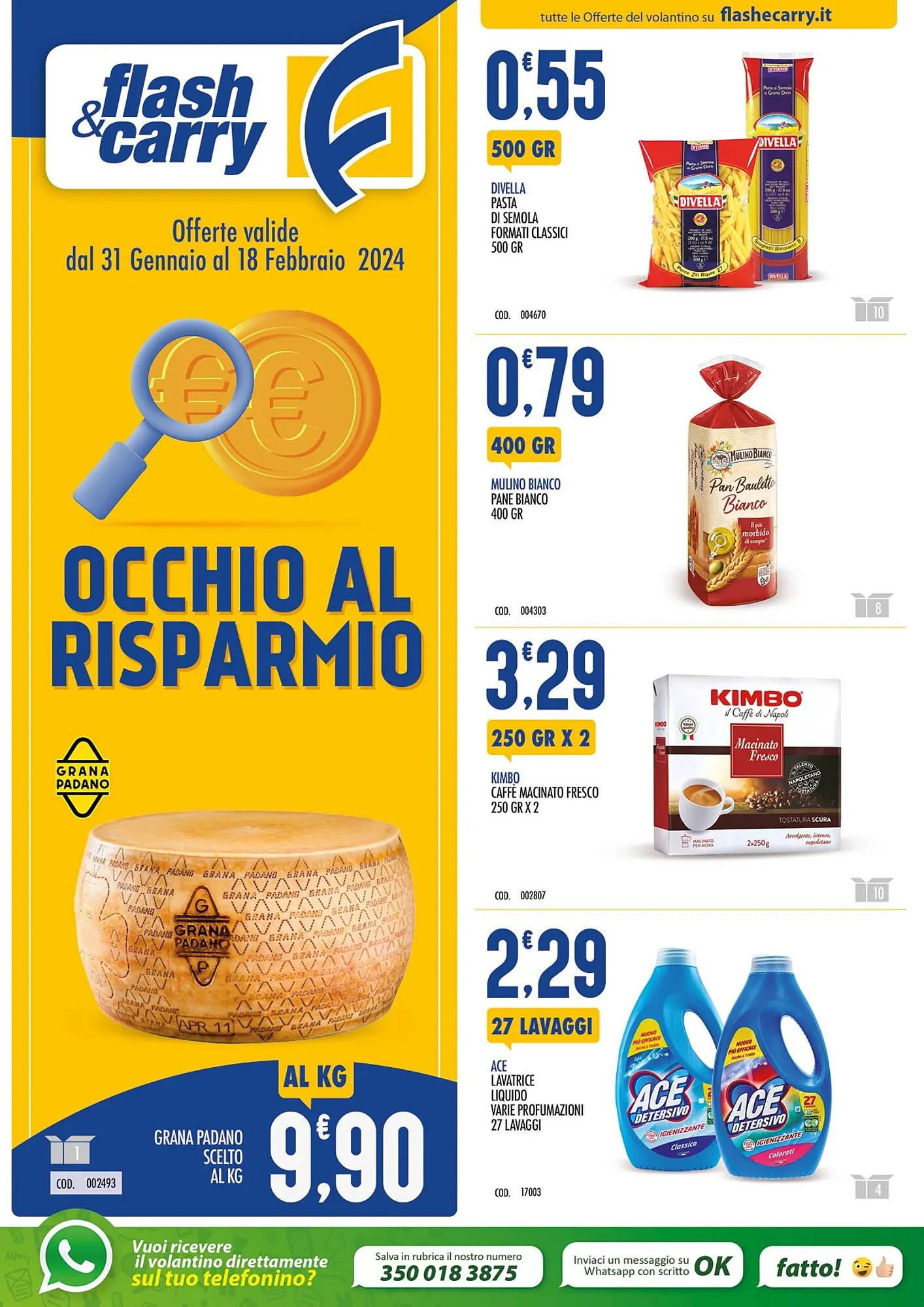 Volantino Flash & Carry da 31 gennaio a 18 febbraio di 2024 - Pagina del volantino 