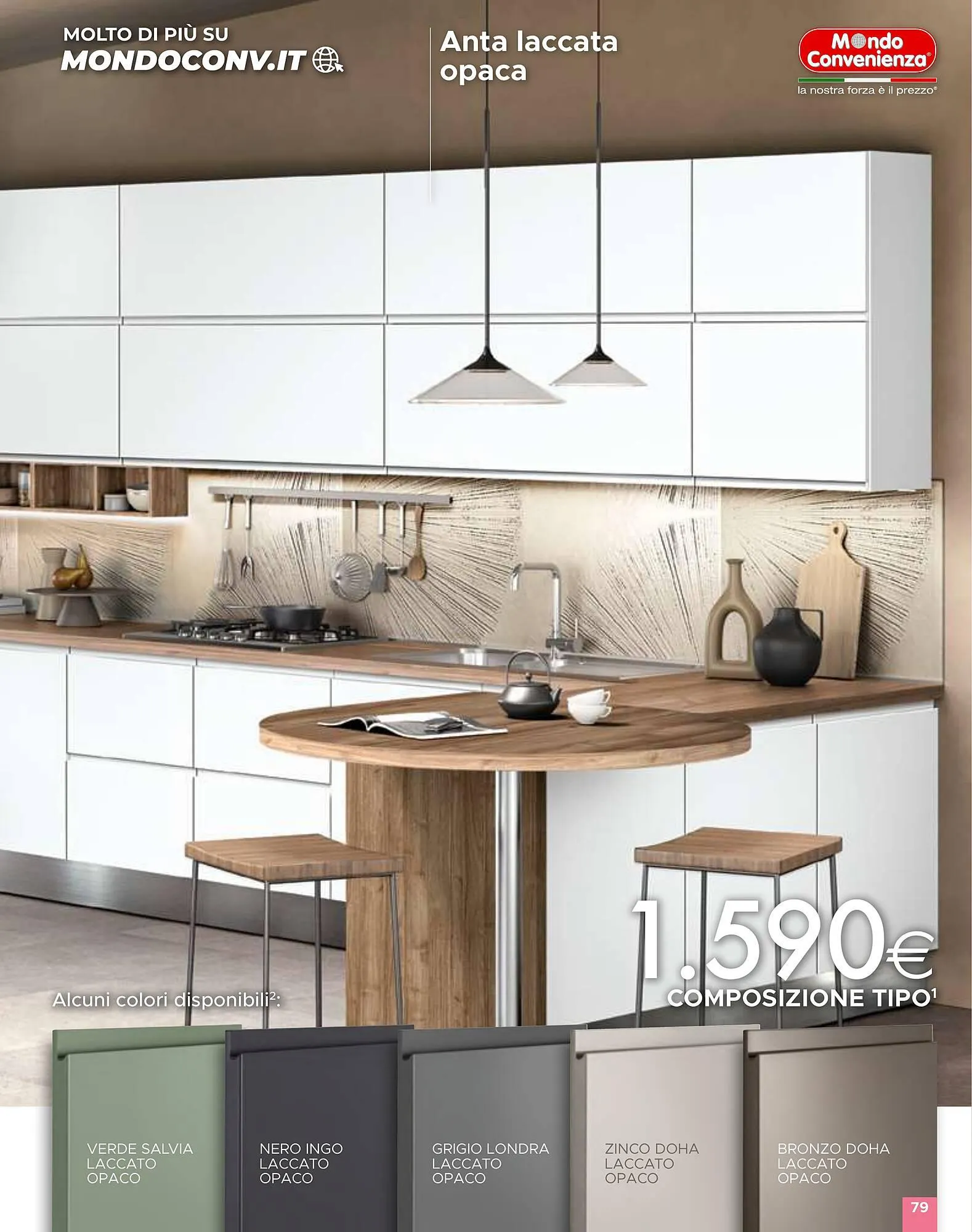 Volantino Mondo Convenienza da 1 aprile a 1 settembre di 2024 - Pagina del volantino 79