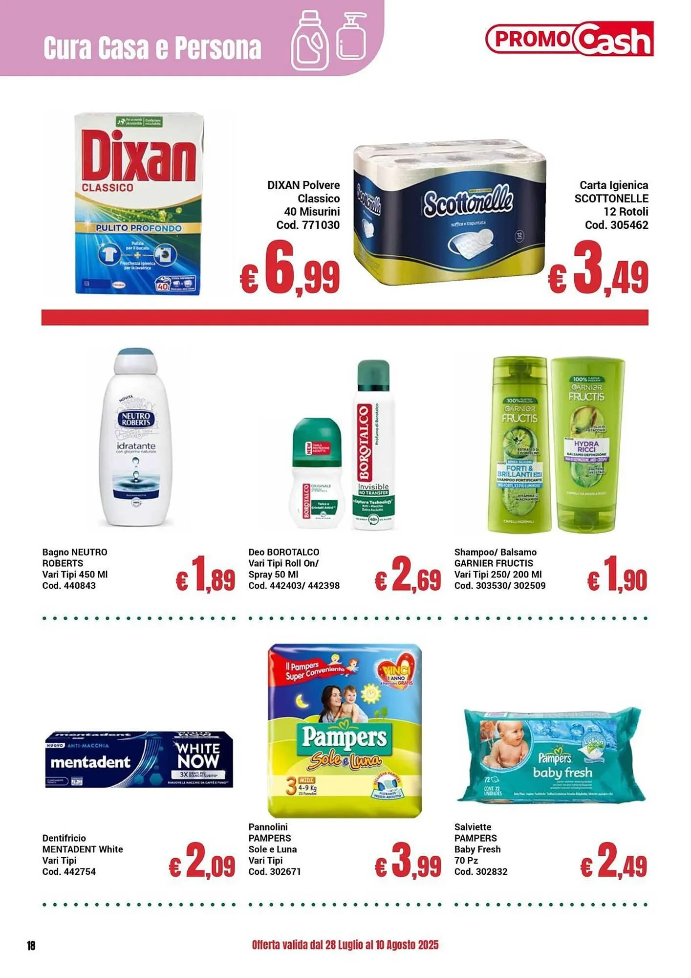 Volantino Centro Cash da 28 luglio a 10 agosto di 2025 - Pagina del volantino 18