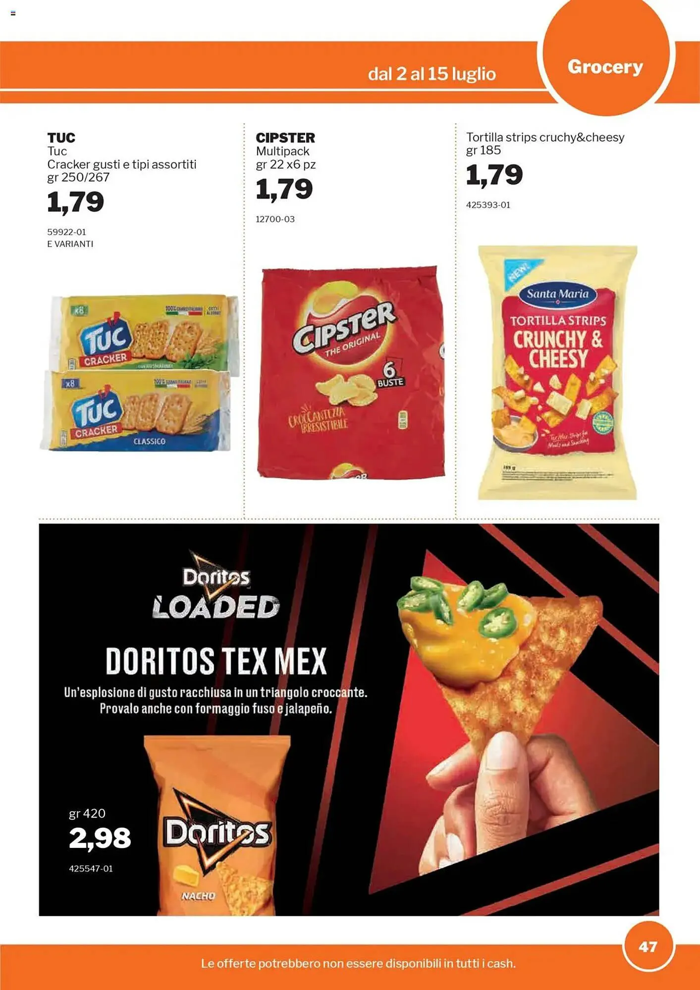 Volantino GrosMarket da 2 luglio a 15 luglio di 2025 - Pagina del volantino 47