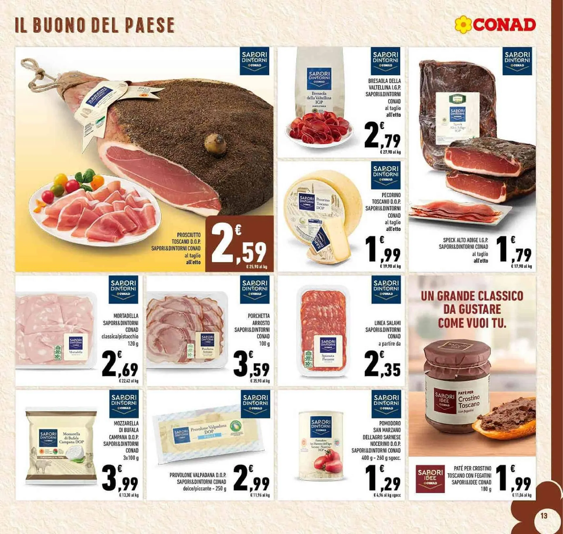 Volantino Conad da 31 ottobre a 9 novembre di 2024 - Pagina del volantino 13