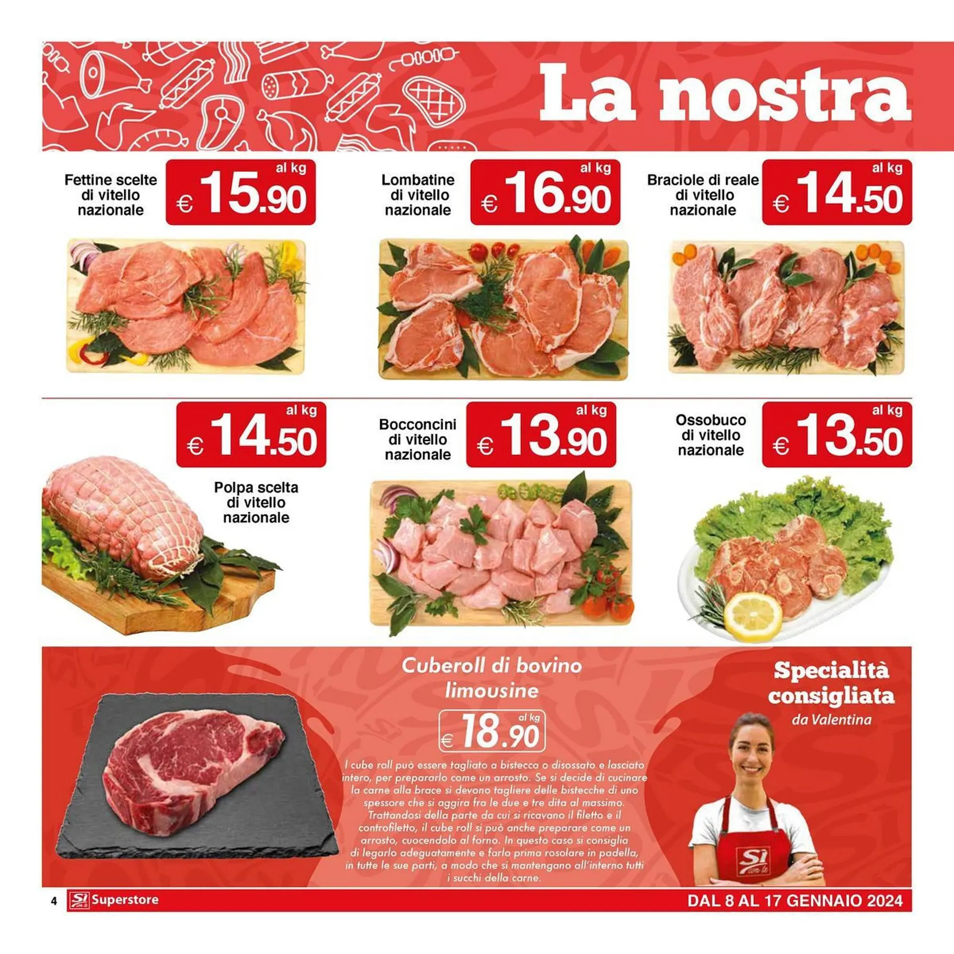 Volantino Sì con te Superstore da 8 gennaio a 17 gennaio di 2024 - Pagina del volantino 4