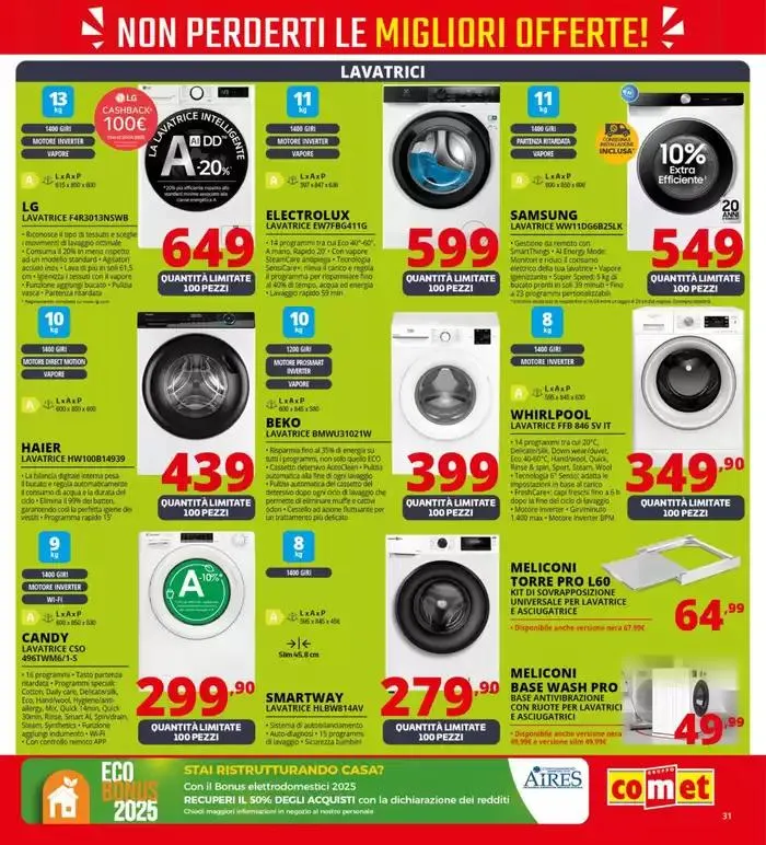Sorprese tech da Comet! da 17 aprile a 28 aprile di 2025 - Pagina del volantino 31