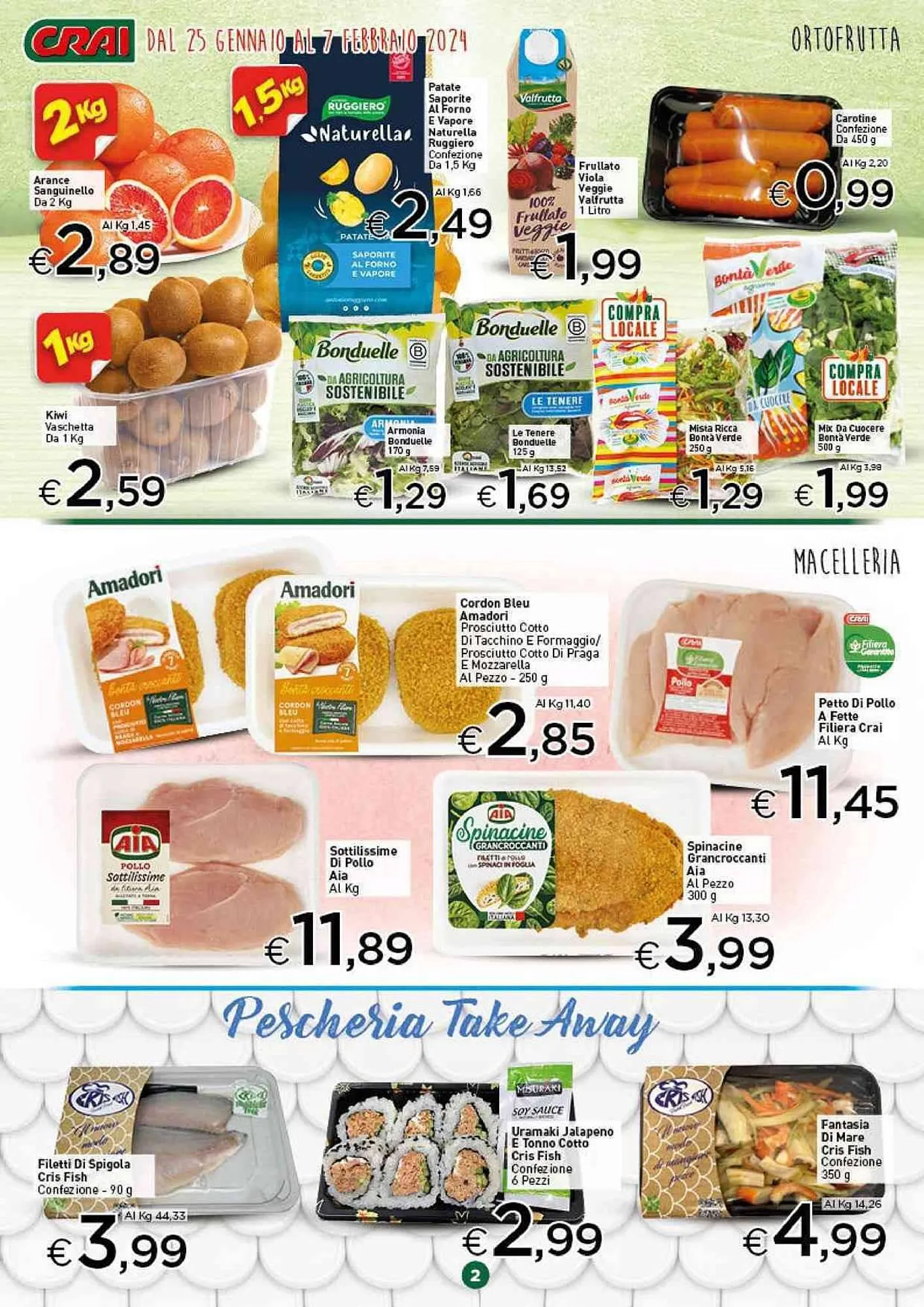 Volantino Crai Simpatia da 25 gennaio a 7 febbraio di 2024 - Pagina del volantino 2