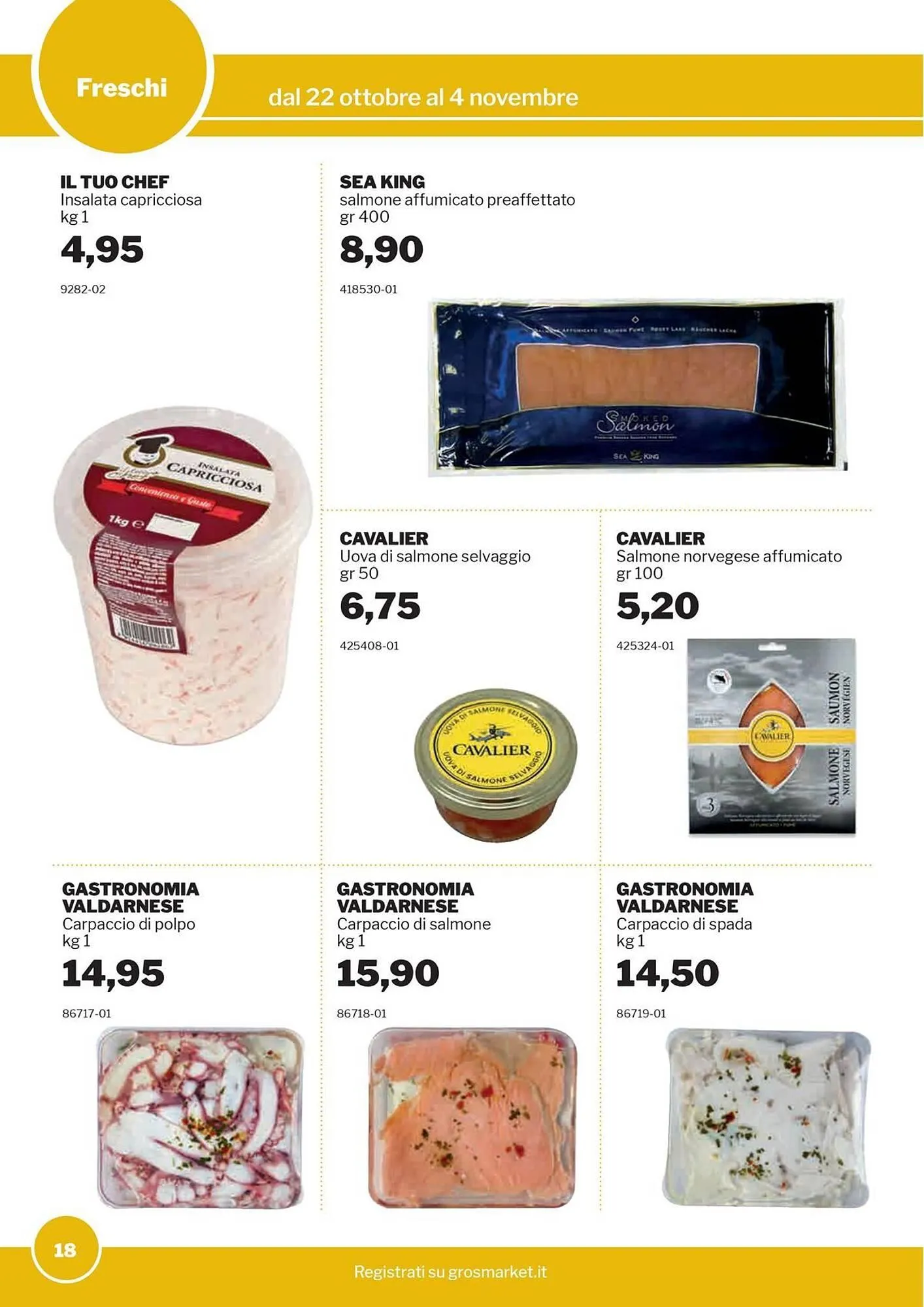 Volantino GrosMarket da 22 ottobre a 4 novembre di 2025 - Pagina del volantino 18