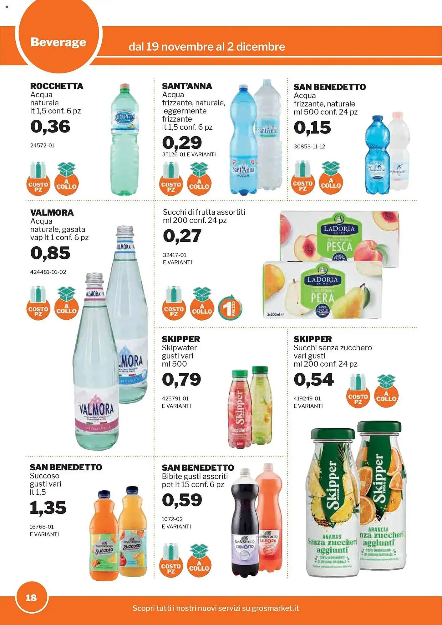 Volantino GrosMarket da 19 novembre a 2 dicembre di 2025 - Pagina del volantino 18