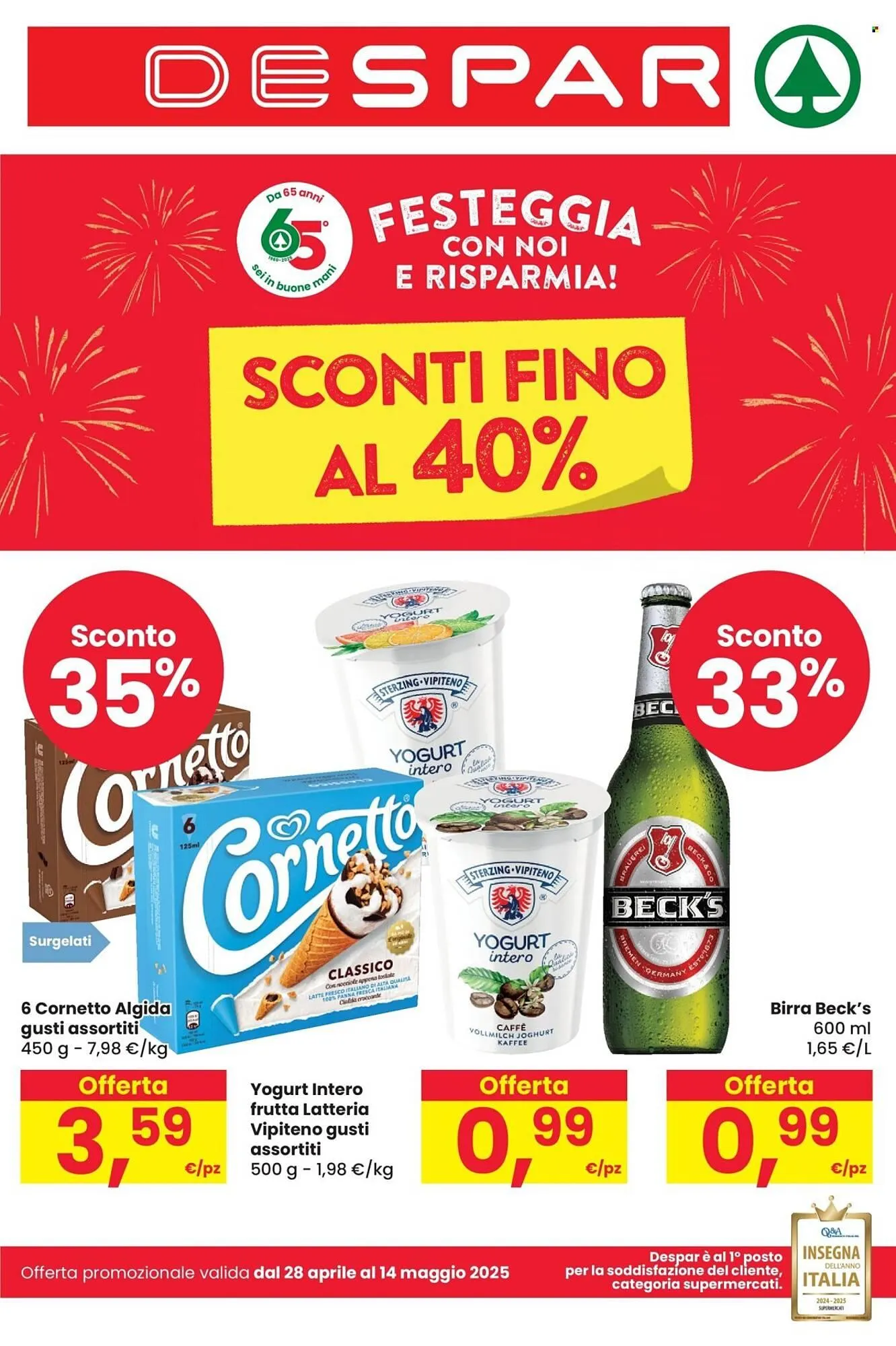 Volantino Despar da 28 aprile a 14 maggio di 2025 - Pagina del volantino 1