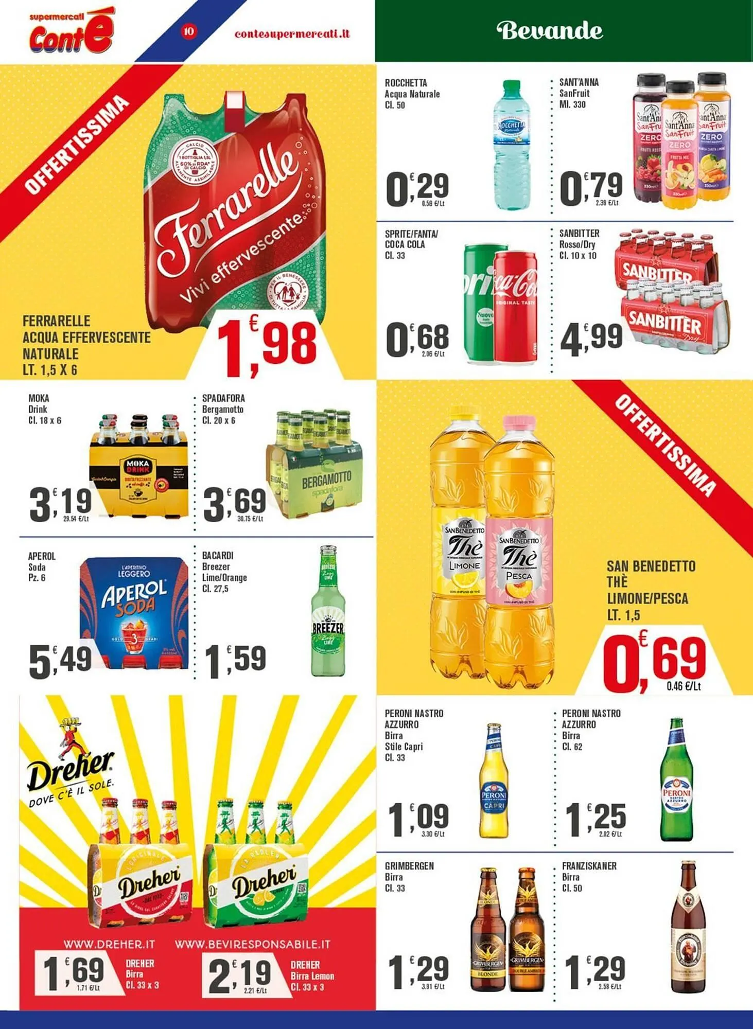 Volantino Conté Supermercati da 30 giugno a 9 luglio di 2025 - Pagina del volantino 10