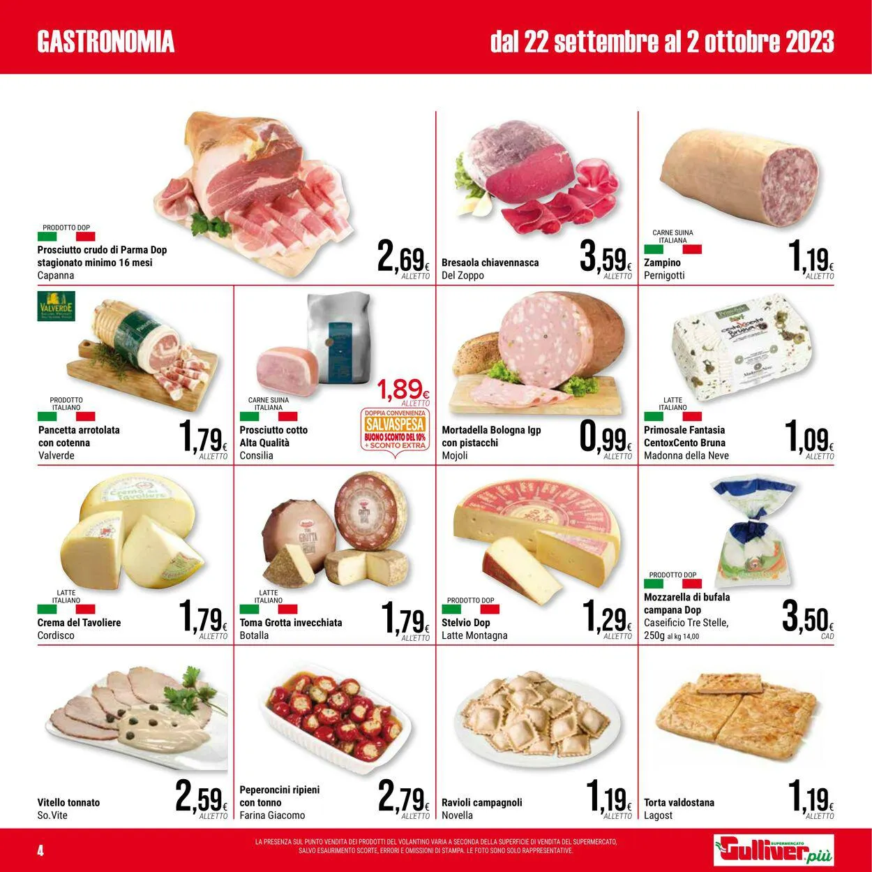 Gulliver da 22 settembre a 2 ottobre di 2023 - Pagina del volantino 4