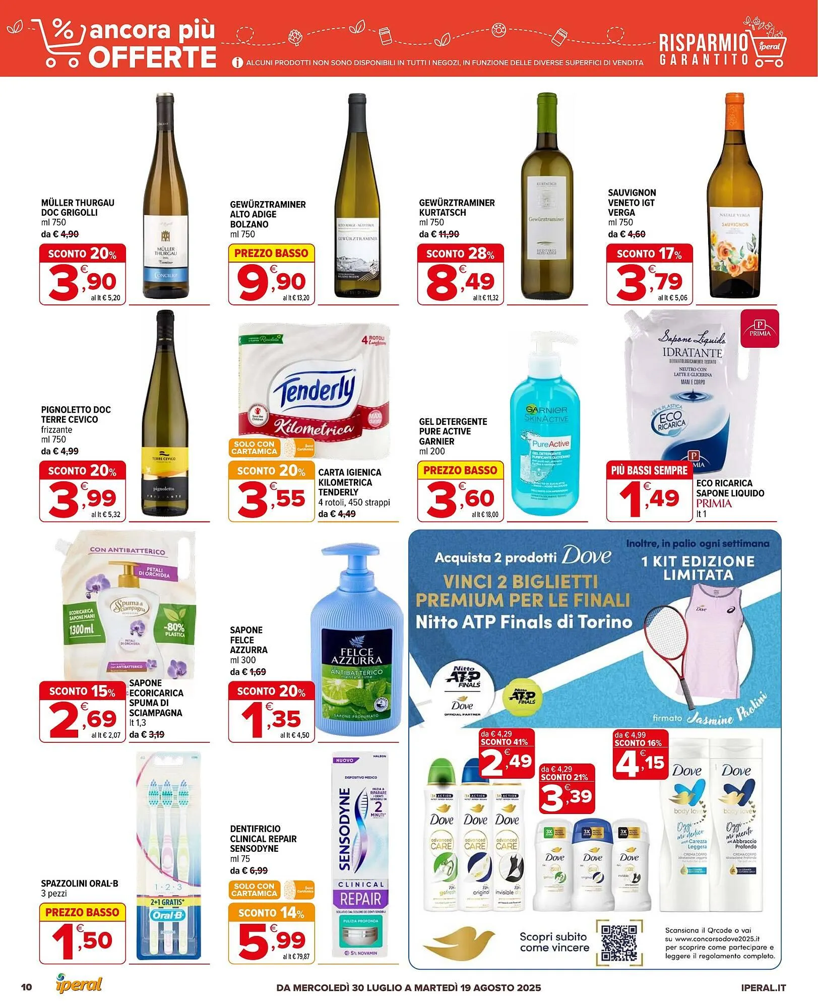 Volantino Iperal da 30 luglio a 19 agosto di 2025 - Pagina del volantino 10