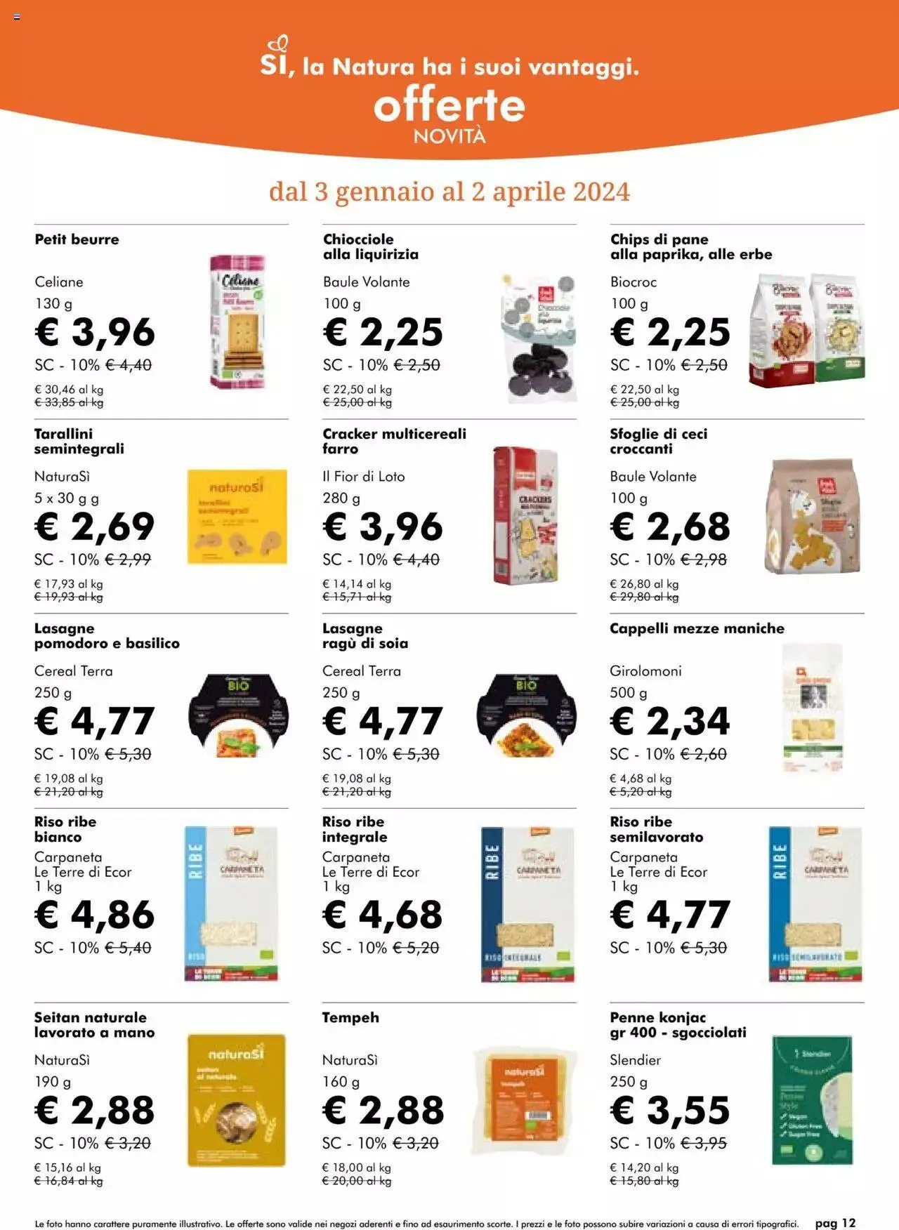 Volantino Natura Sì da 28 febbraio a 2 aprile di 2024 - Pagina del volantino 12