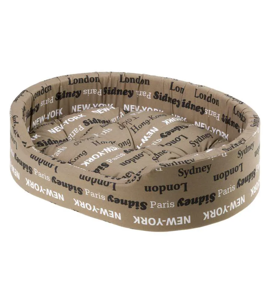 DANDY 65 CUCCIA IN TESSUTO PER CANI E GATTI, COTONE, 65 X 46 X H 17 CM - FERPLAST.