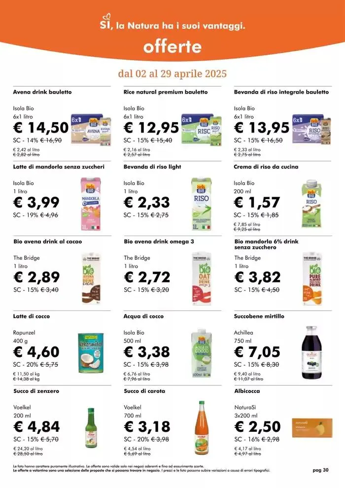 Offerte Aprile 2025 da 1 aprile a 30 aprile di 2025 - Pagina del volantino 30
