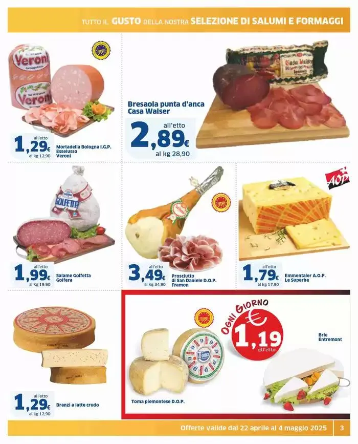 Sconti che volano alto da 22 aprile a 4 maggio di 2025 - Pagina del volantino 3