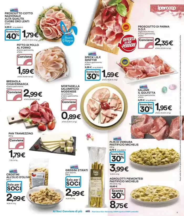 40 prodotti al 40% di sconto da 7 aprile a 21 aprile di 2025 - Pagina del volantino 9