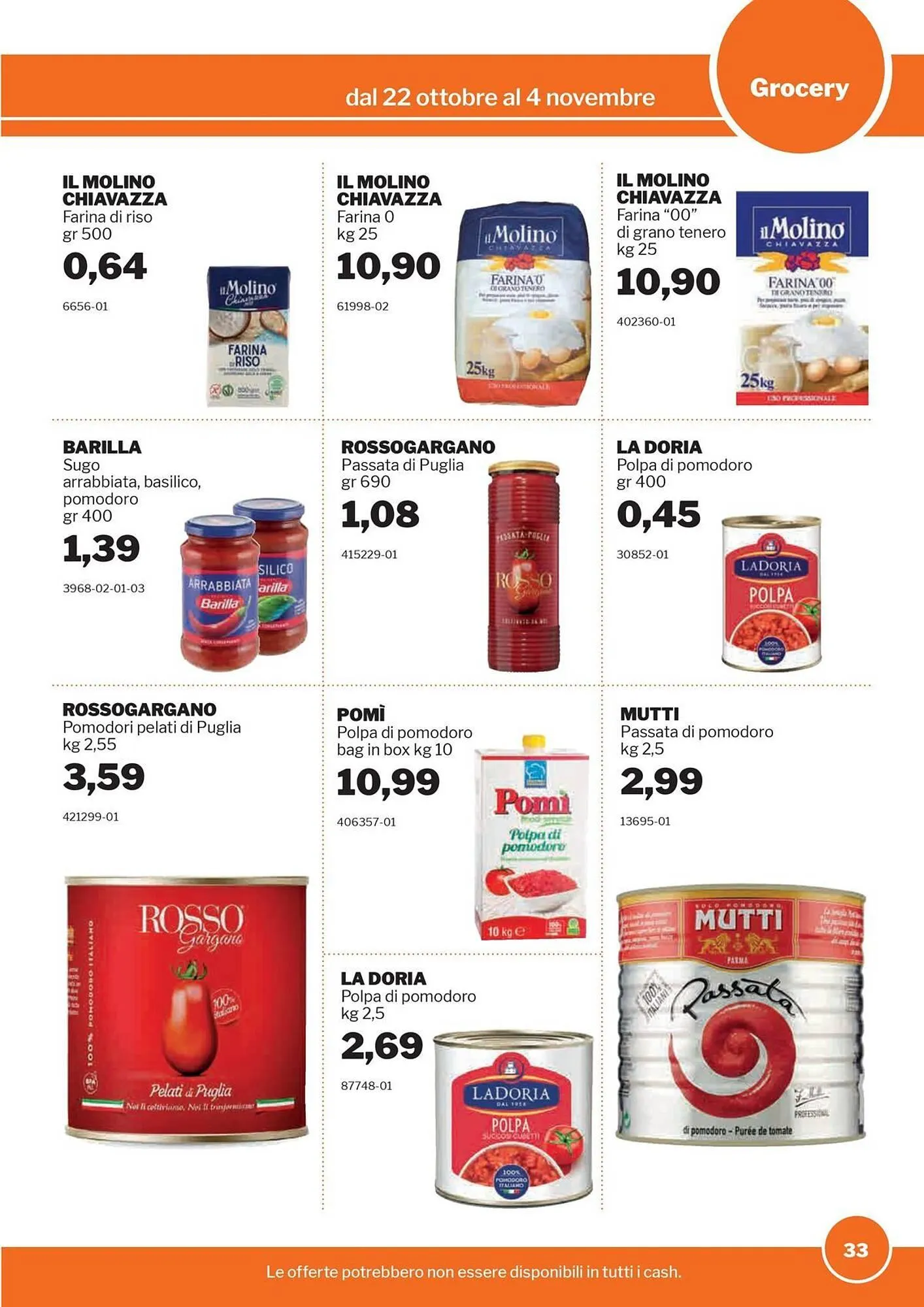 Volantino GrosMarket da 22 ottobre a 4 novembre di 2025 - Pagina del volantino 33