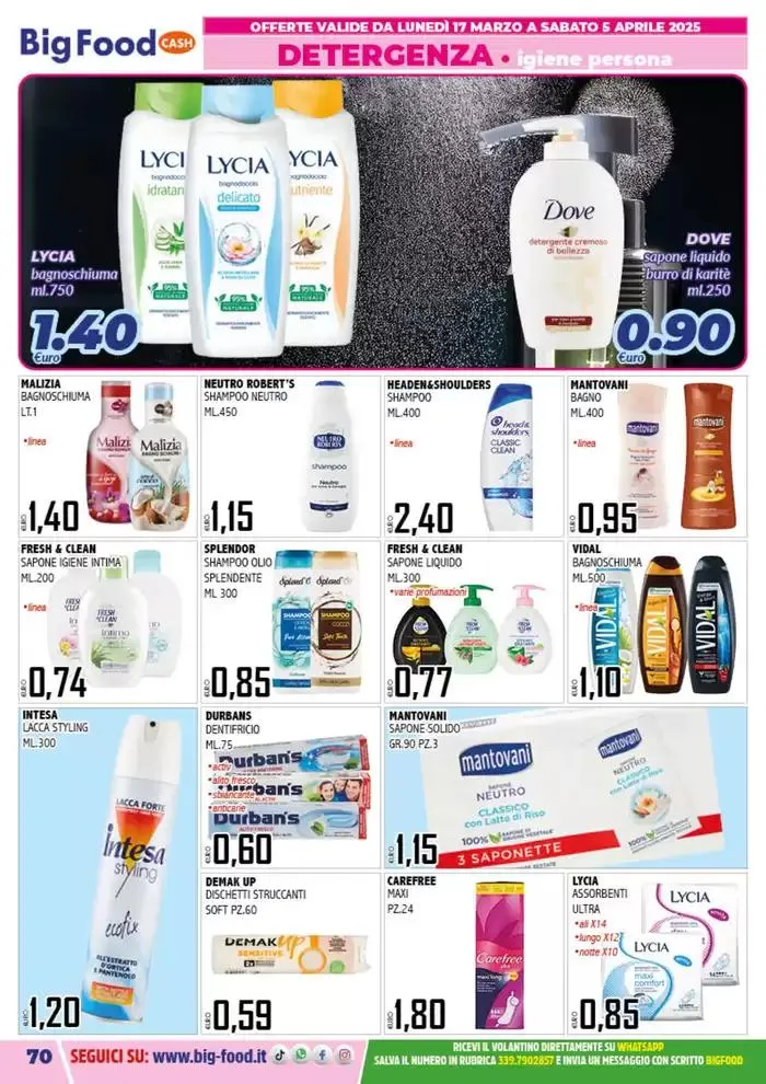 Aspenttando la pasqua da 17 marzo a 5 aprile di 2025 - Pagina del volantino 70
