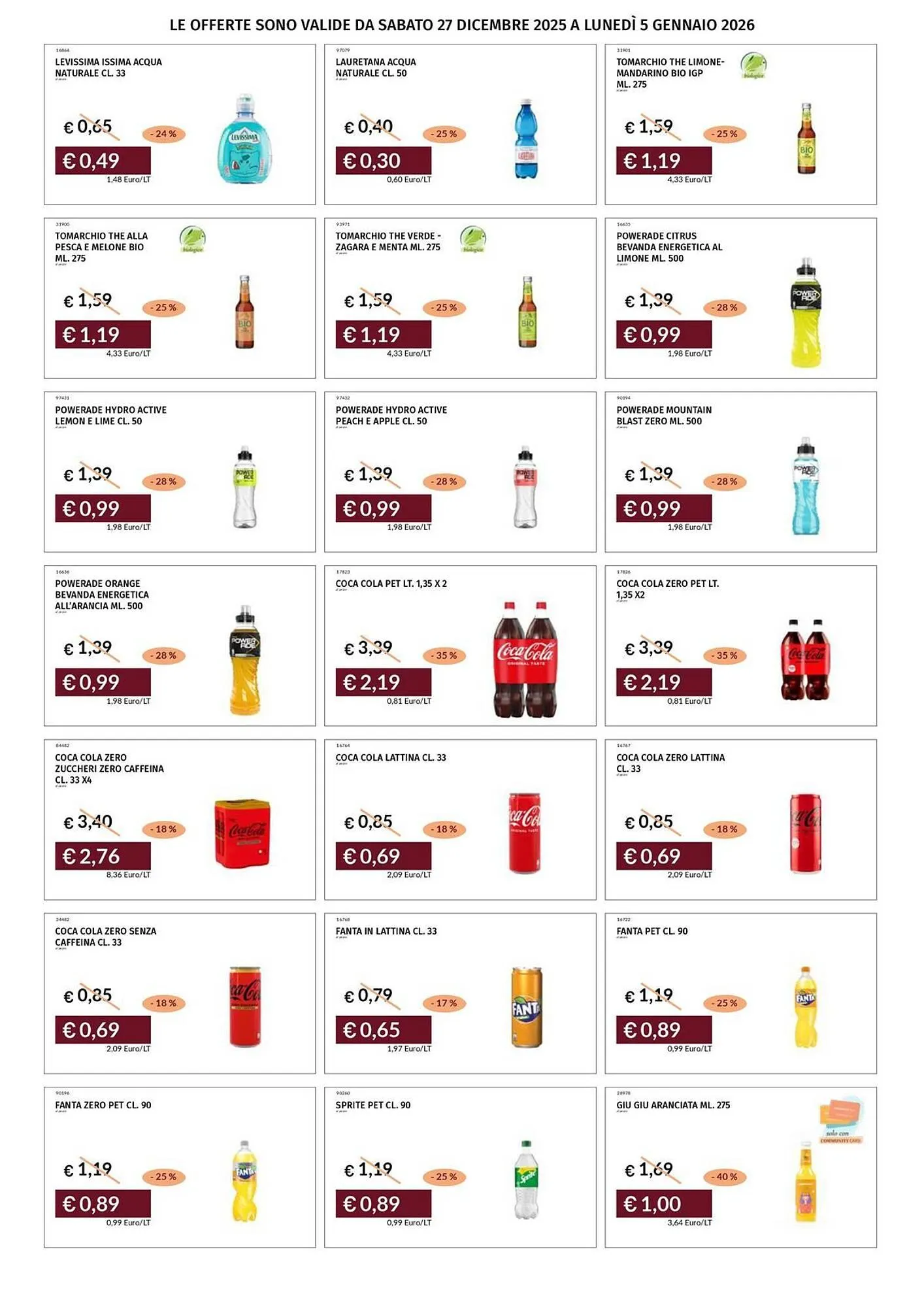 Volantino Prezzemolo e Vitale da 29 dicembre a 5 gennaio di 2026 - Pagina del volantino 32