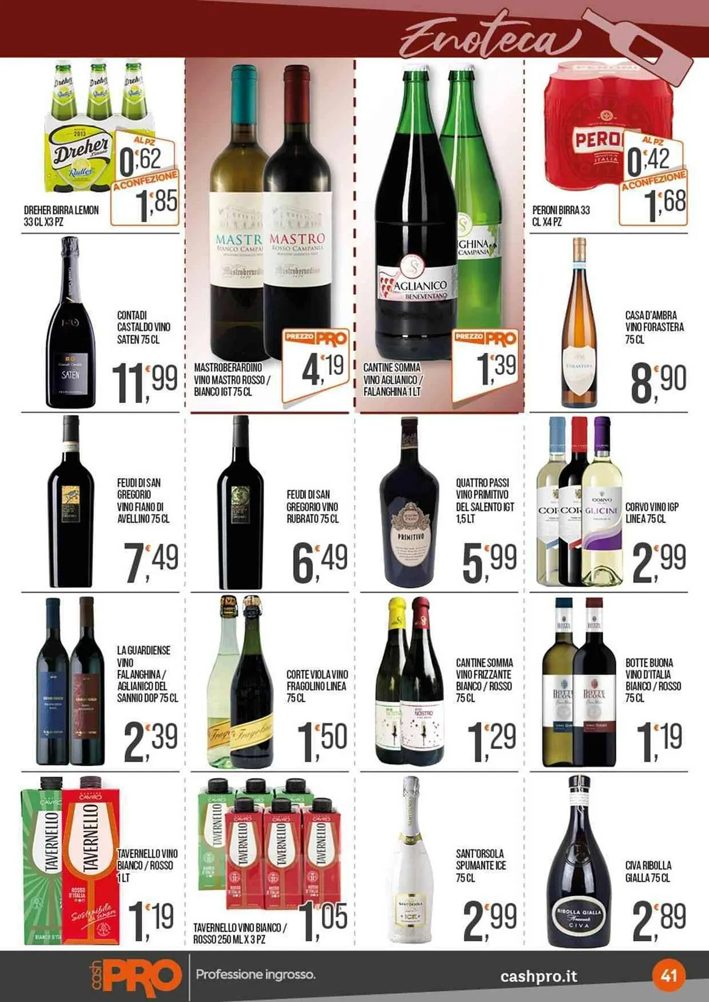 Volantino Cash pro da 7 luglio a 20 luglio di 2025 - Pagina del volantino 41