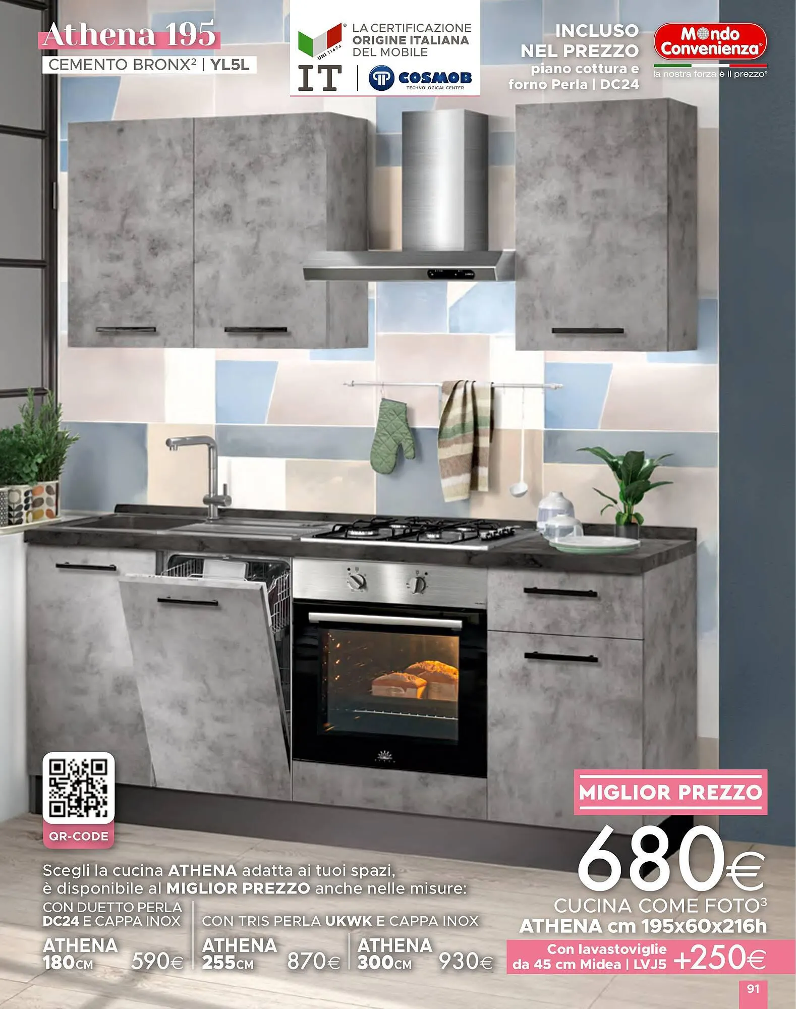 Volantino Mondo Convenienza da 1 aprile a 1 settembre di 2024 - Pagina del volantino 91